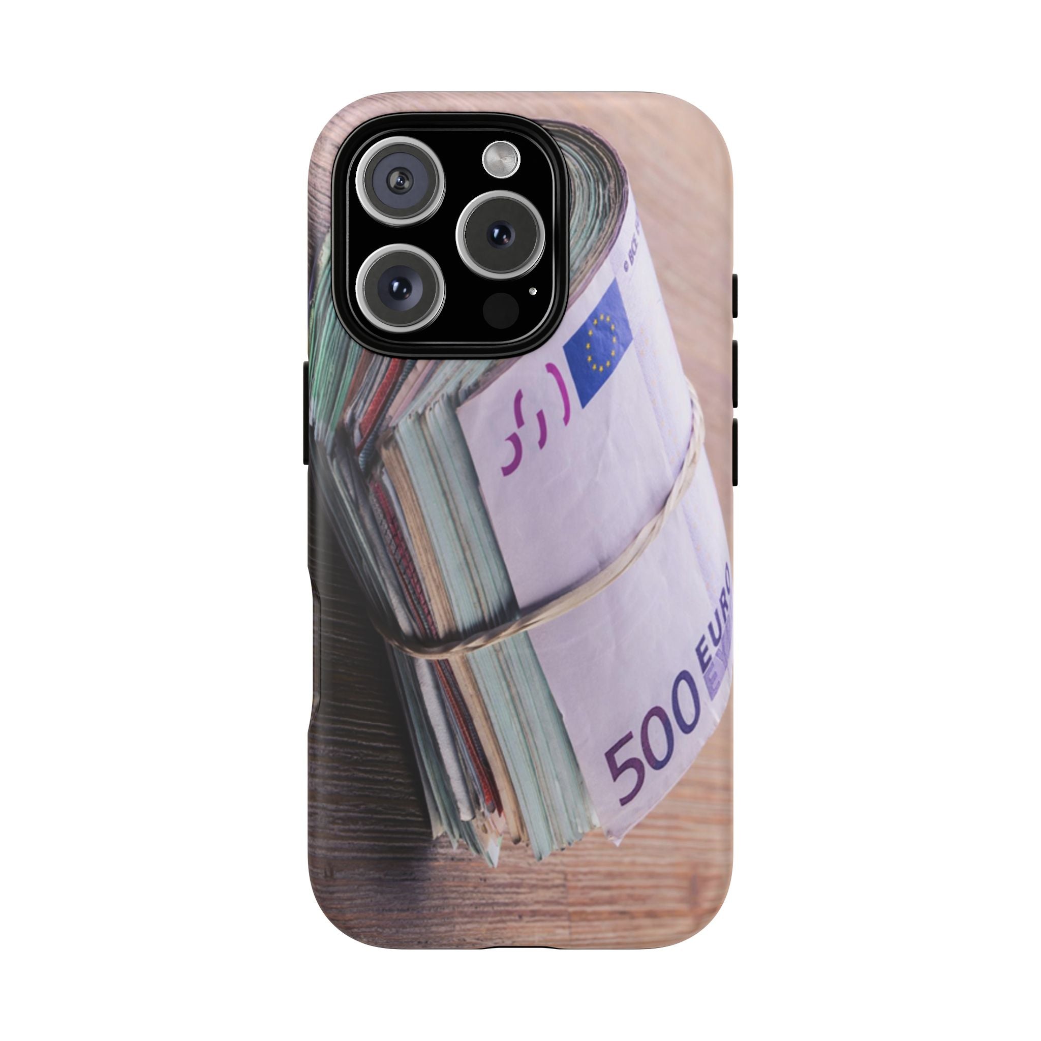 Coque de téléphone liasses de billets en euros | Coque iPhone rouleau de billets, Imprimé argent