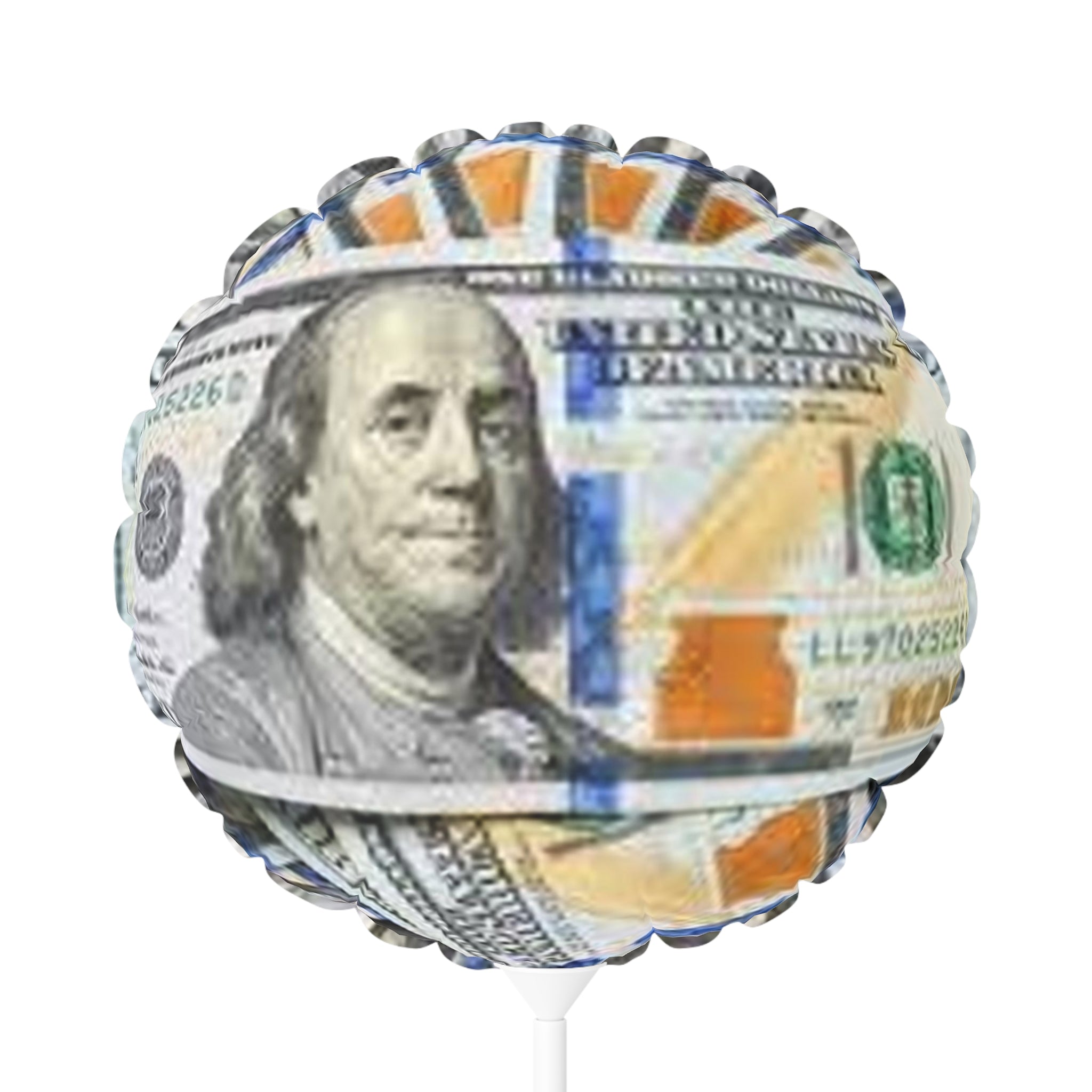 Benjamin Franklin Money Print Balloon 11" Balloon