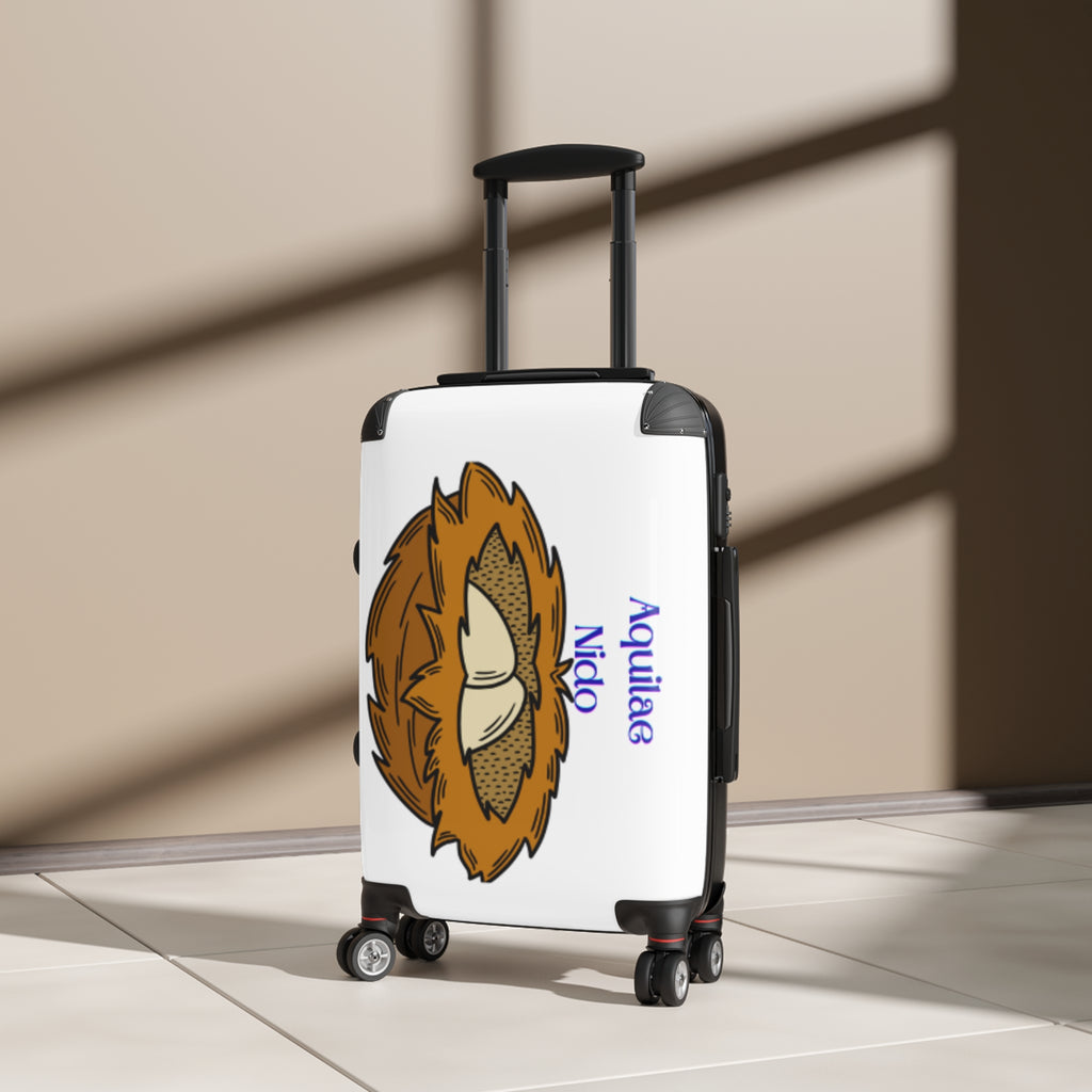 Bird Nest with Eggs Suitcase | Personalized Name Luggage