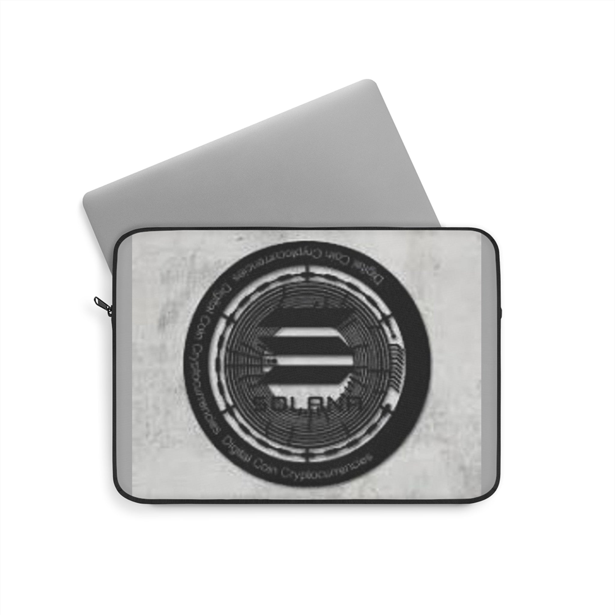 Solana Crypto Coin Laptop Sleeve | Blockchain Circuit Logo