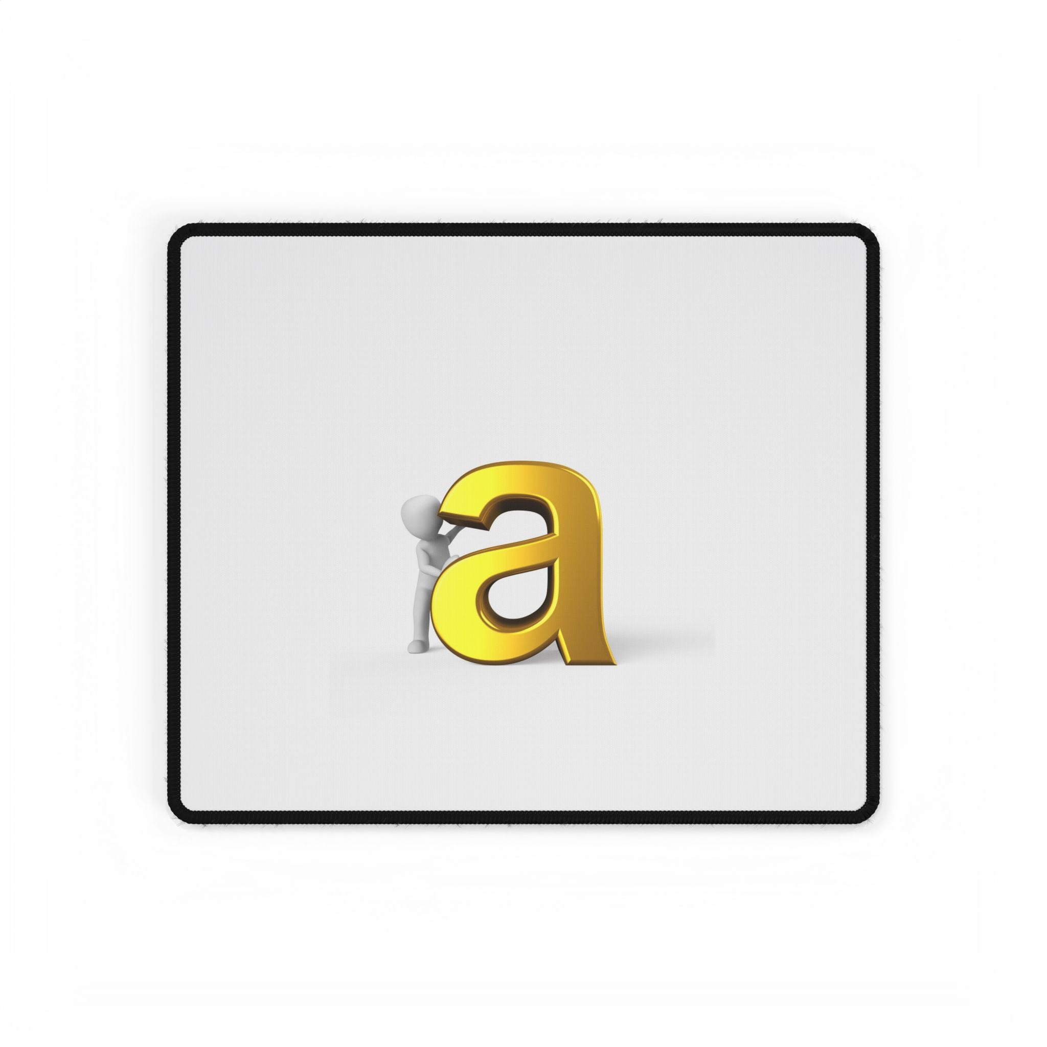 Golden Letter A character desk mat | Desk Mat