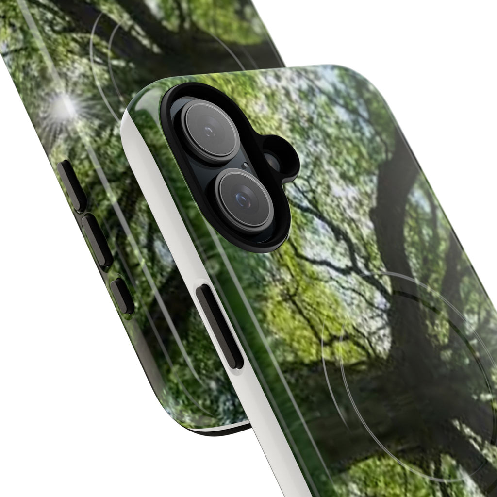 Sunlit Oak Tree Phone Case | Tough Magnetic Case