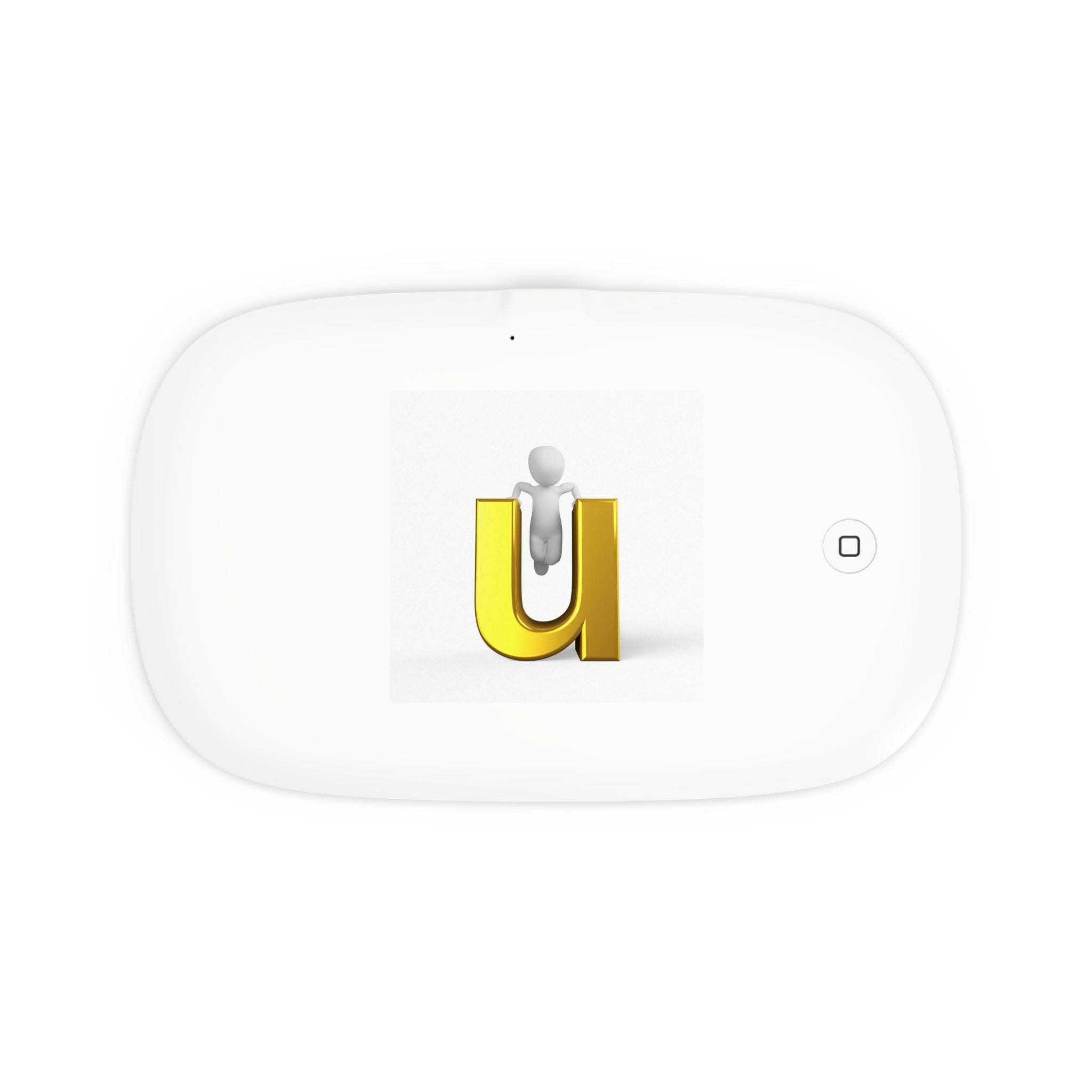 Gold Letter U 3D |  UV Phone Sanitizer and Wireless Charging Pad