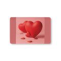 Red Heart Love Print Baby Fitted Crib Sheet | Heart Nursery Bedding