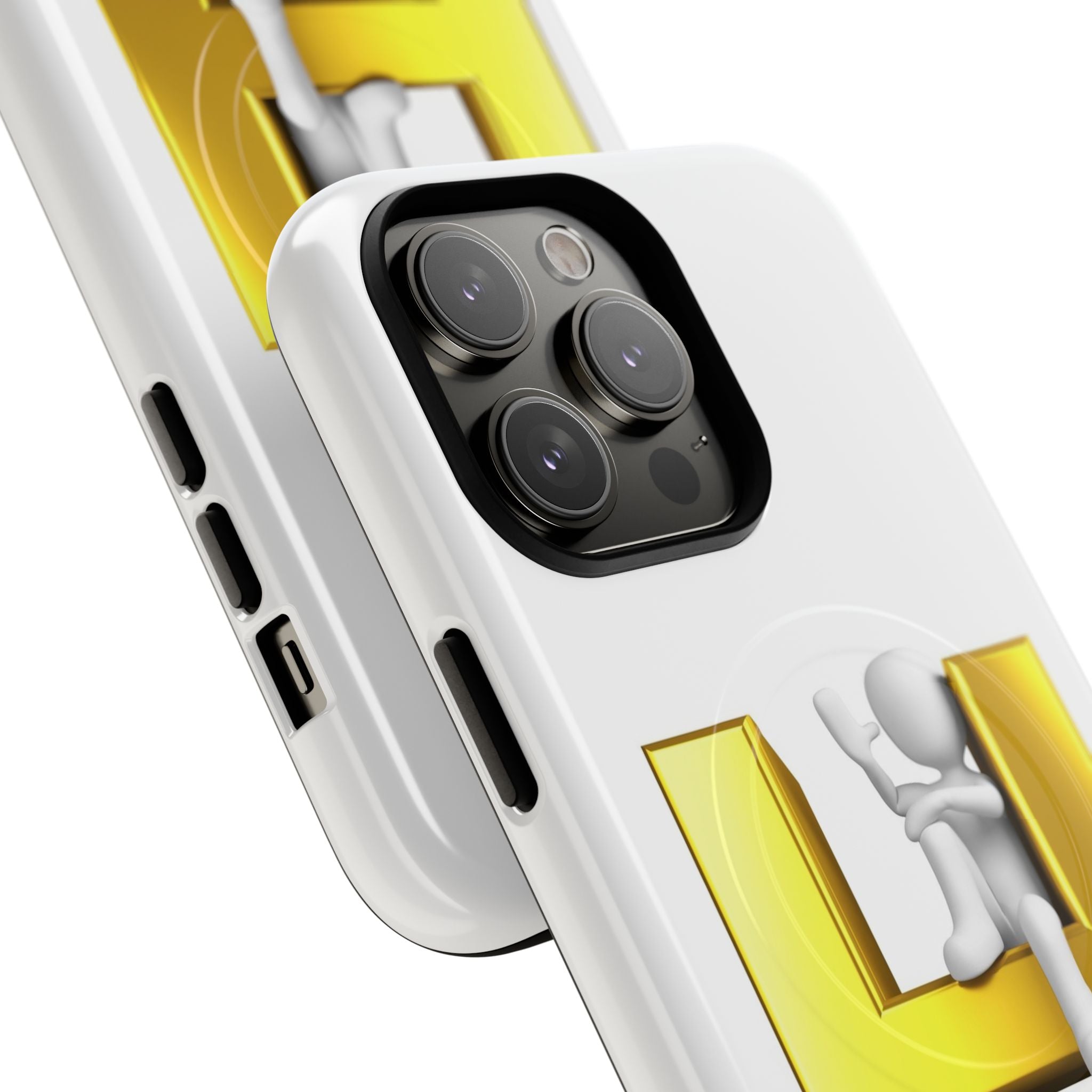 Gold Letter H Climber Phone Case | Tough Magnetic Case