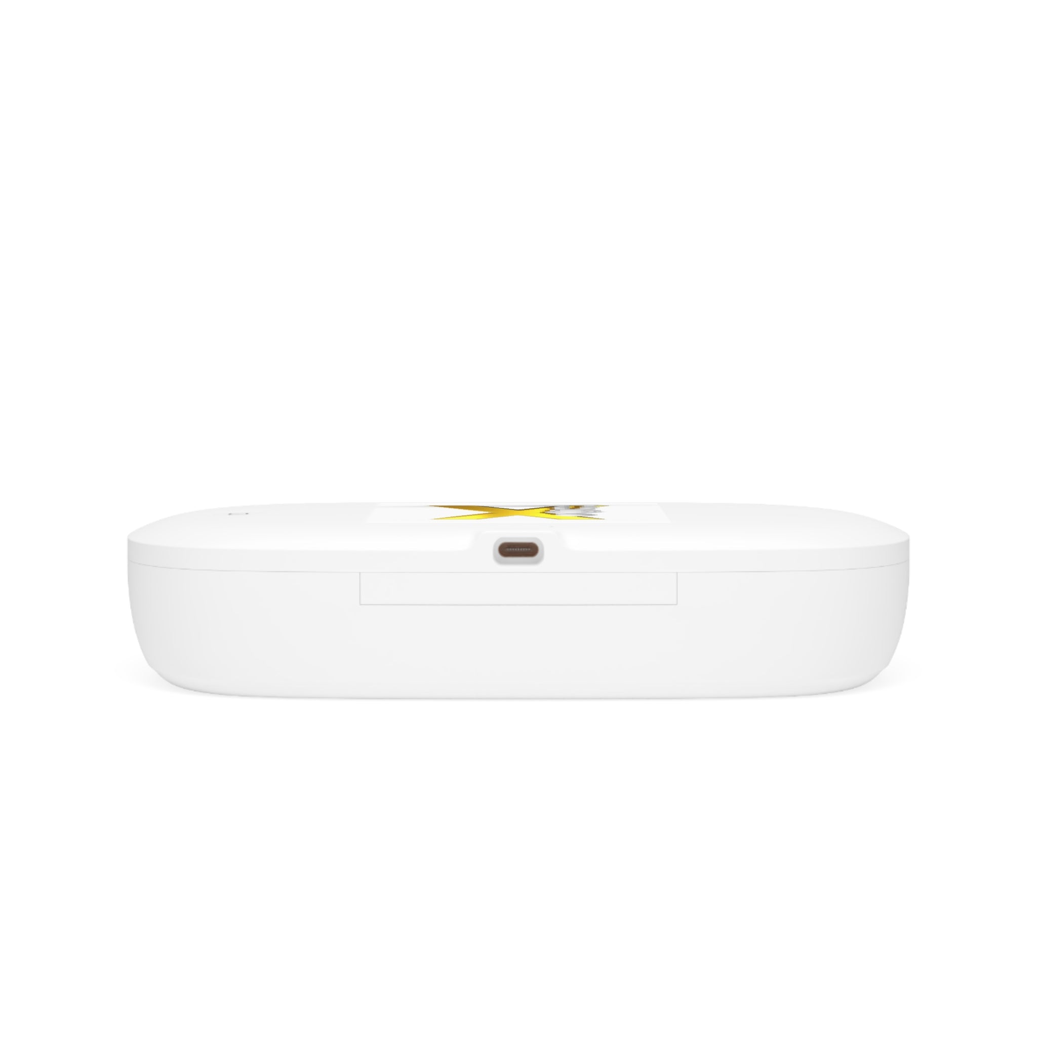 Gold Letter X Design Sanitizer Wireless Charging Pad | UV Phone Sanitizer