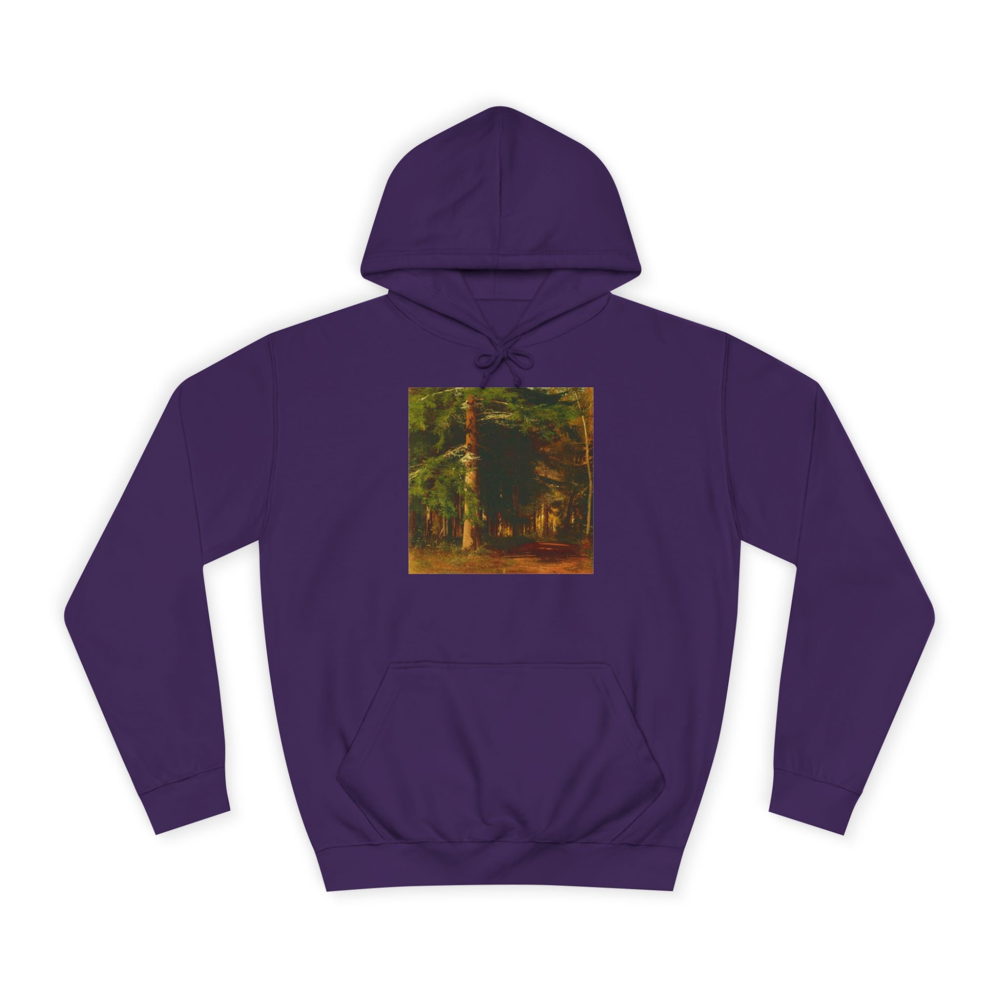 Sweat à capuche motif Forêt | Sweat-shirt vintage Arbres des bois