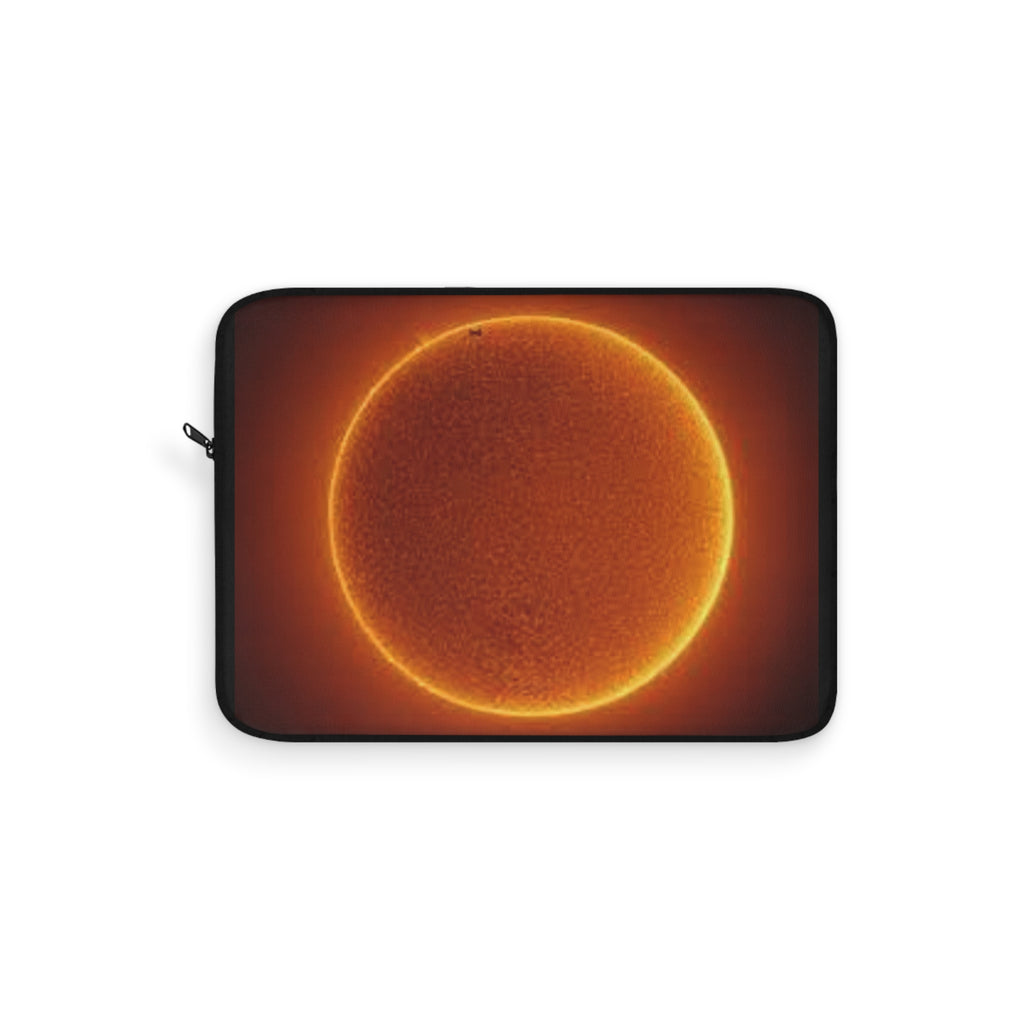 Solar Disc Laptop Sleeve | Sun Photography, Cosmic Orange Glow