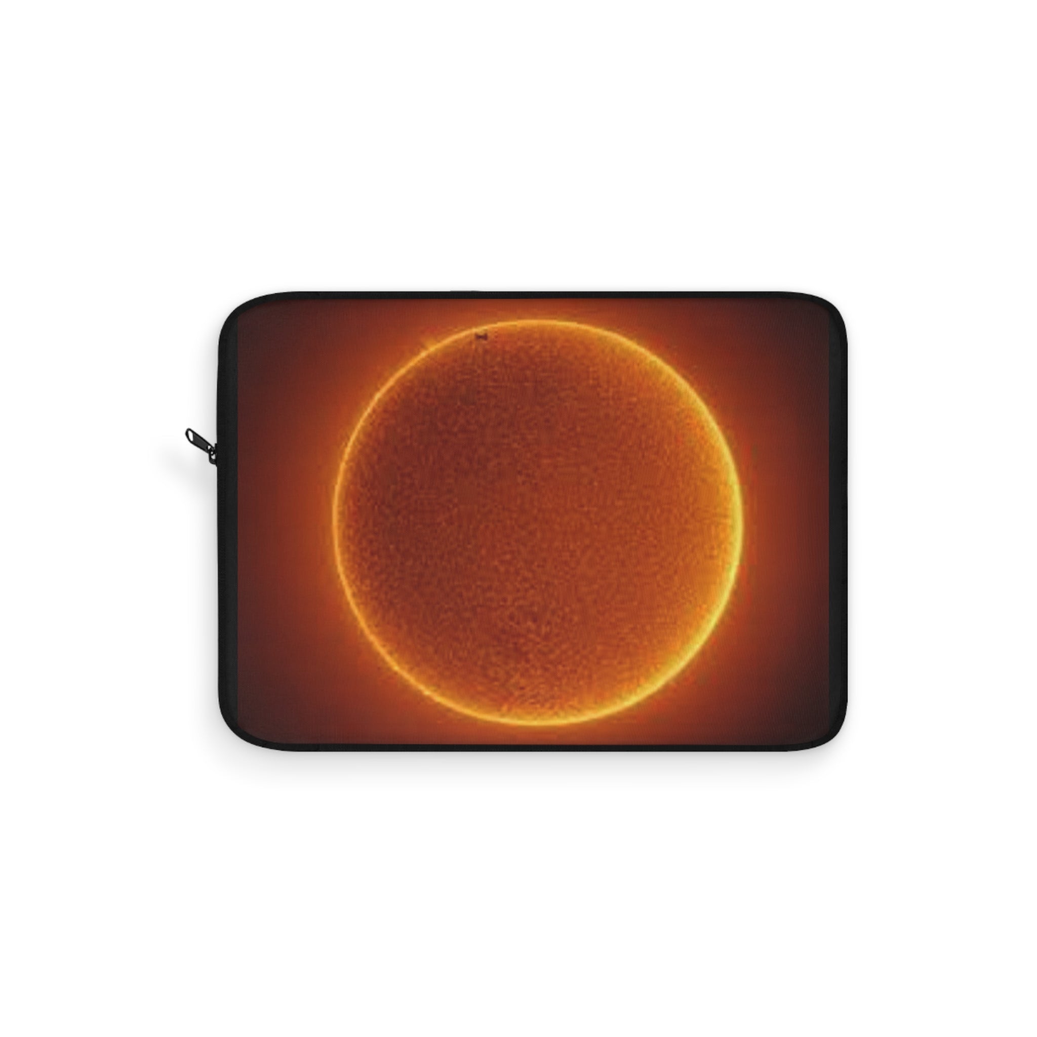 Solar Disc Laptop Sleeve | Sun Photography, Cosmic Orange Glow