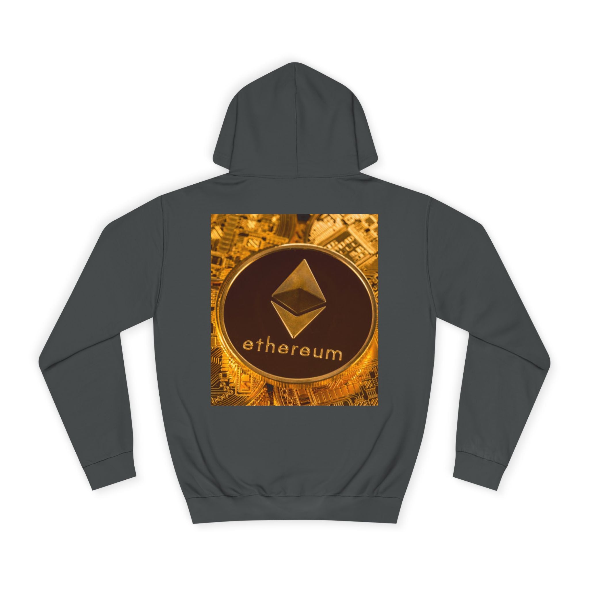 Ethereum Coin Hoodie | Crypto Logo Sweatshirt, Blockchain Design