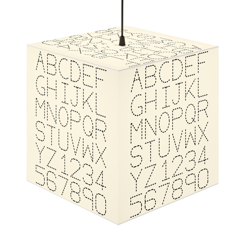 Dotted Alphabet Light Cube Lamp | ABC 123 Nursery Nightlight