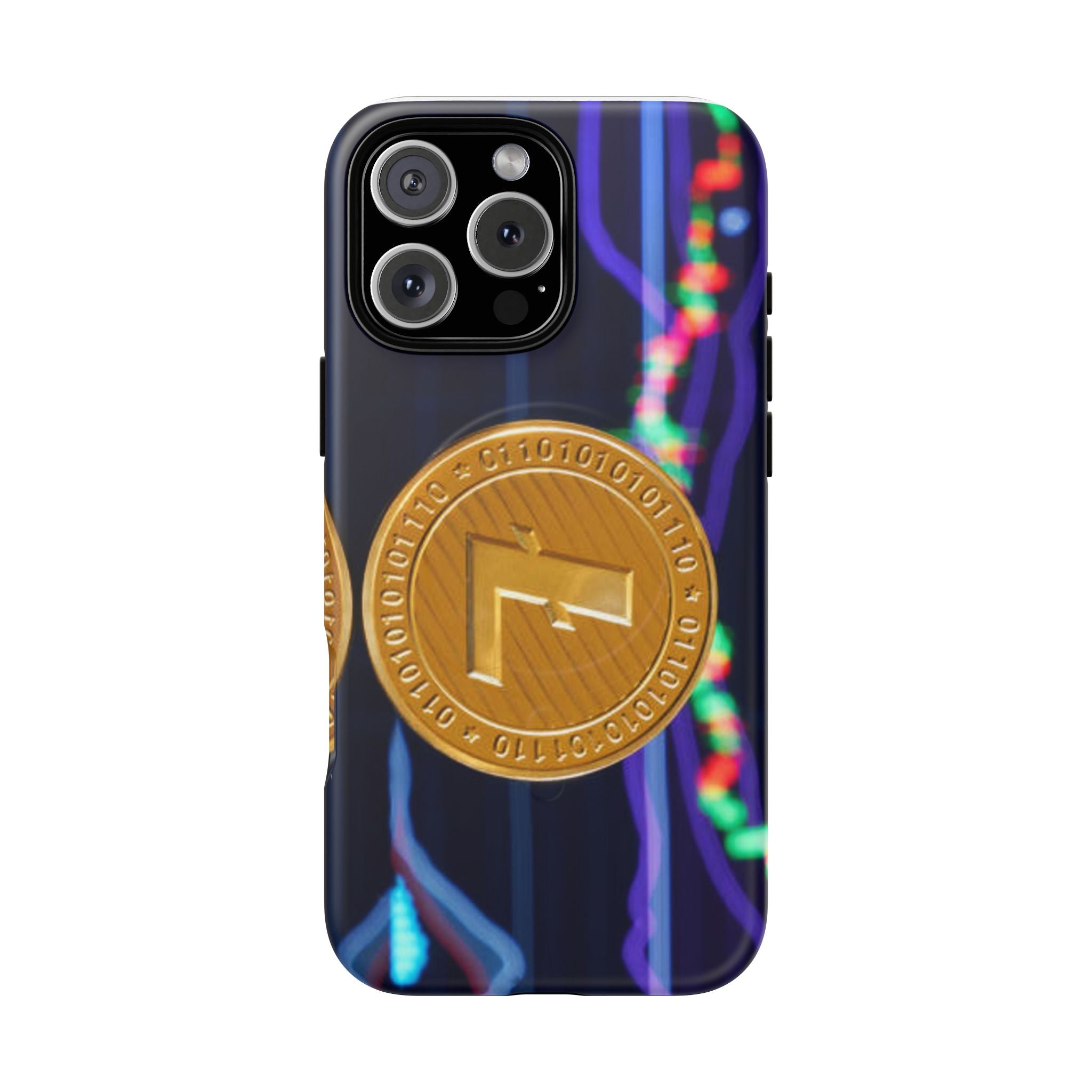 Coque de téléphone Litecoin Crypto Coin | Coque magnétique résistante, design Blockchain