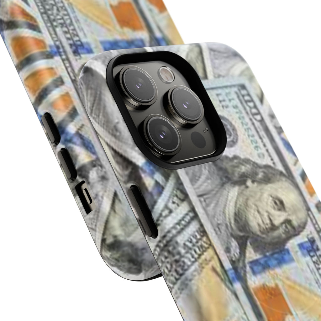 Hundred Dollar Bills Phone Case | Tough Magnetic Case, Money Pattern
