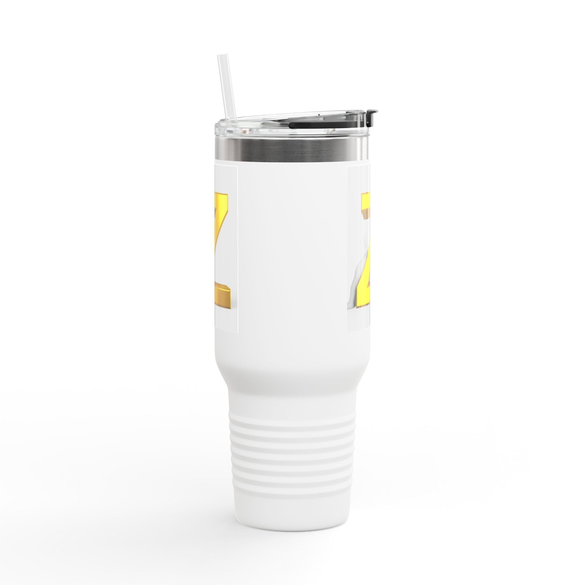 Mug de voyage Z en 3D doré | Gobelet isotherme de 40 oz