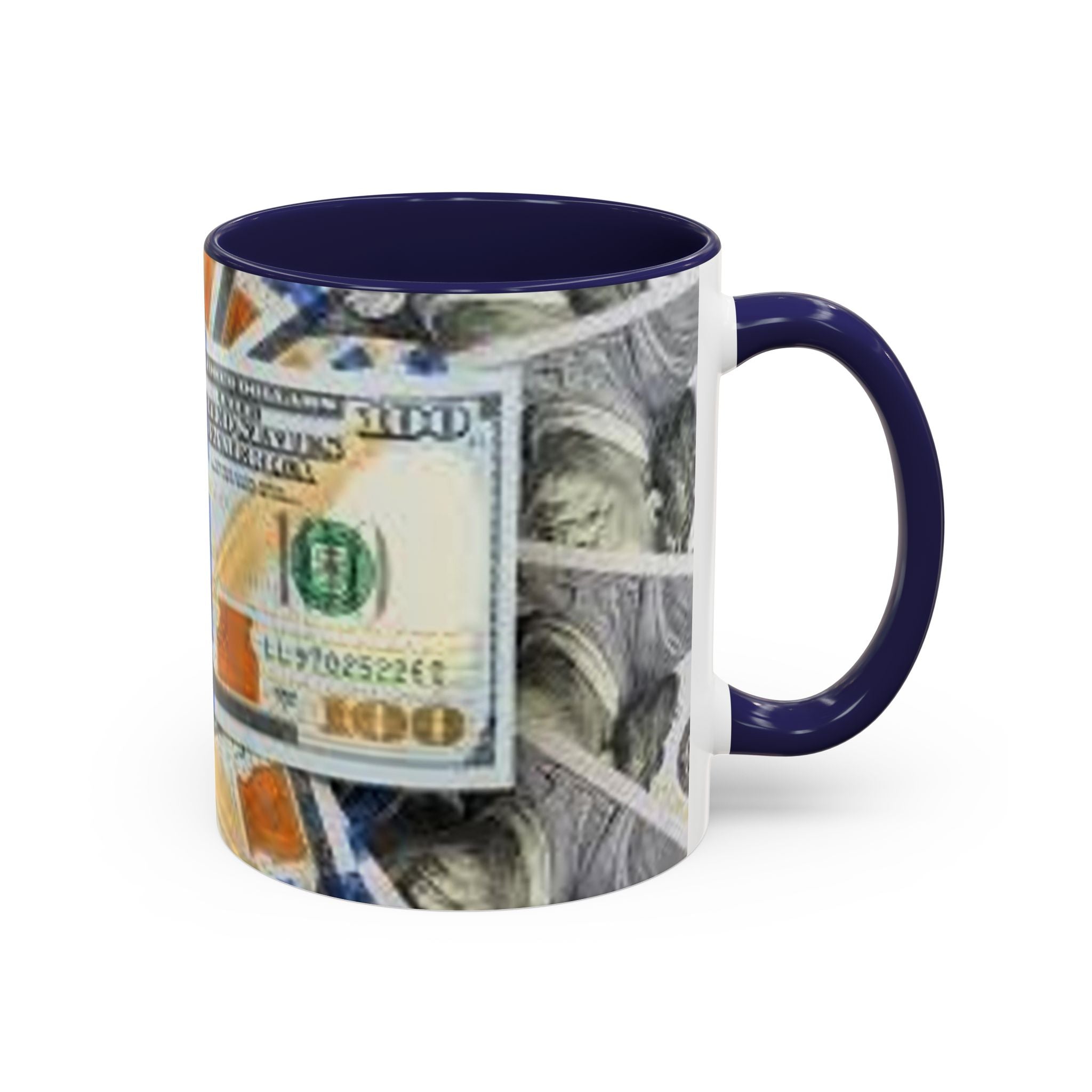 Hundred Dollar Bills Mug | Accent Coffee Mug