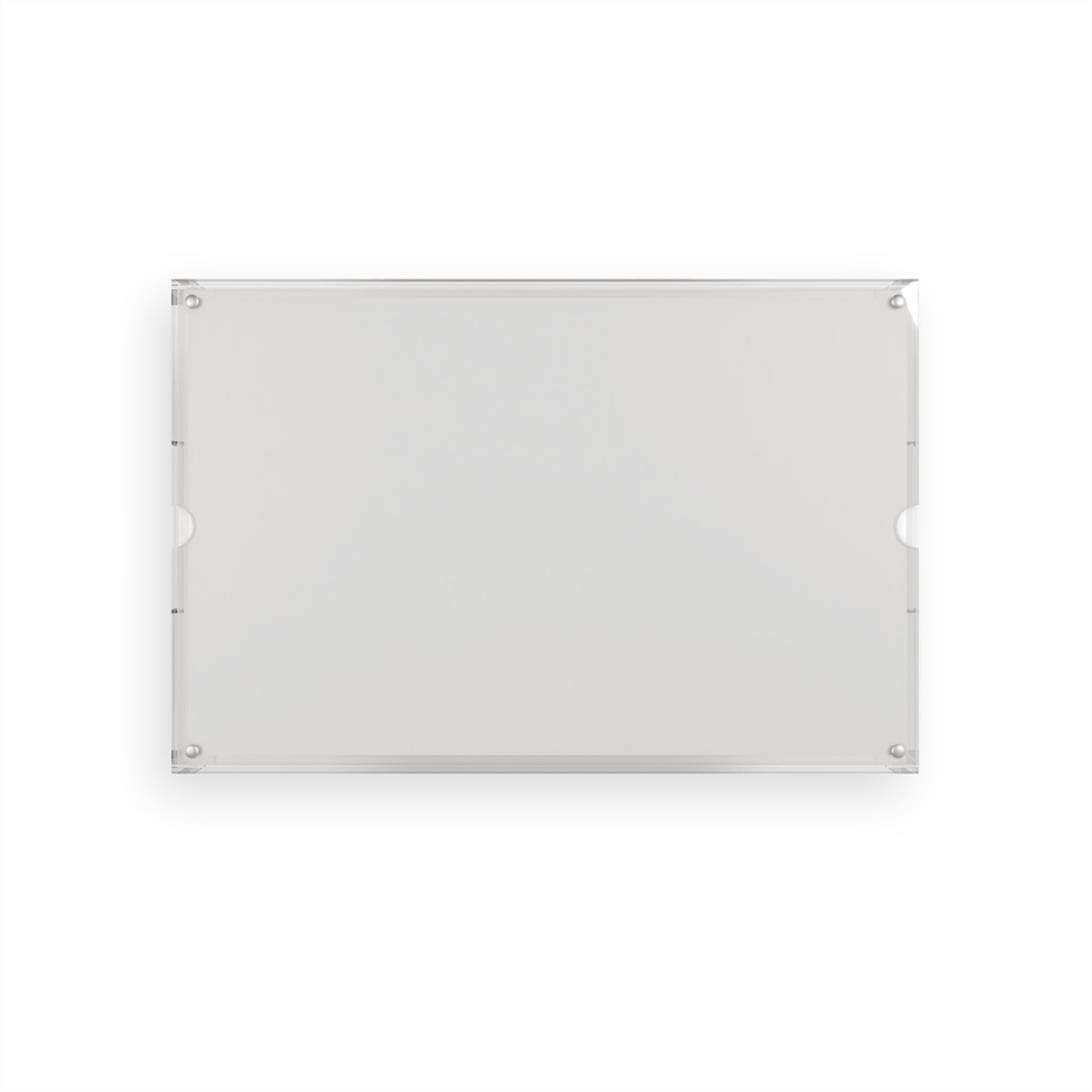 3D Gold Letter N with Stick Figure Acrylic Serving Tray | Monogram Initial Tray