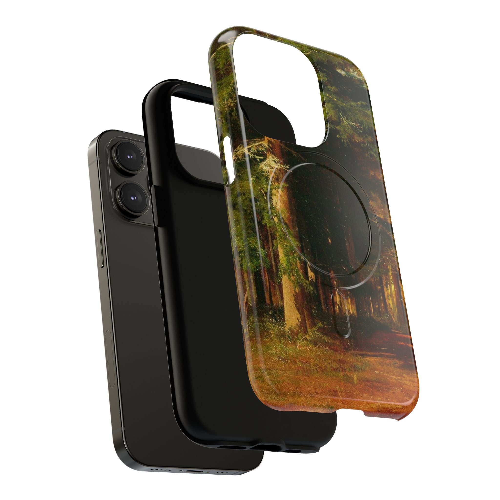 Autumn Forest Path phone case | Magnetic Tough Case, fall landscape art