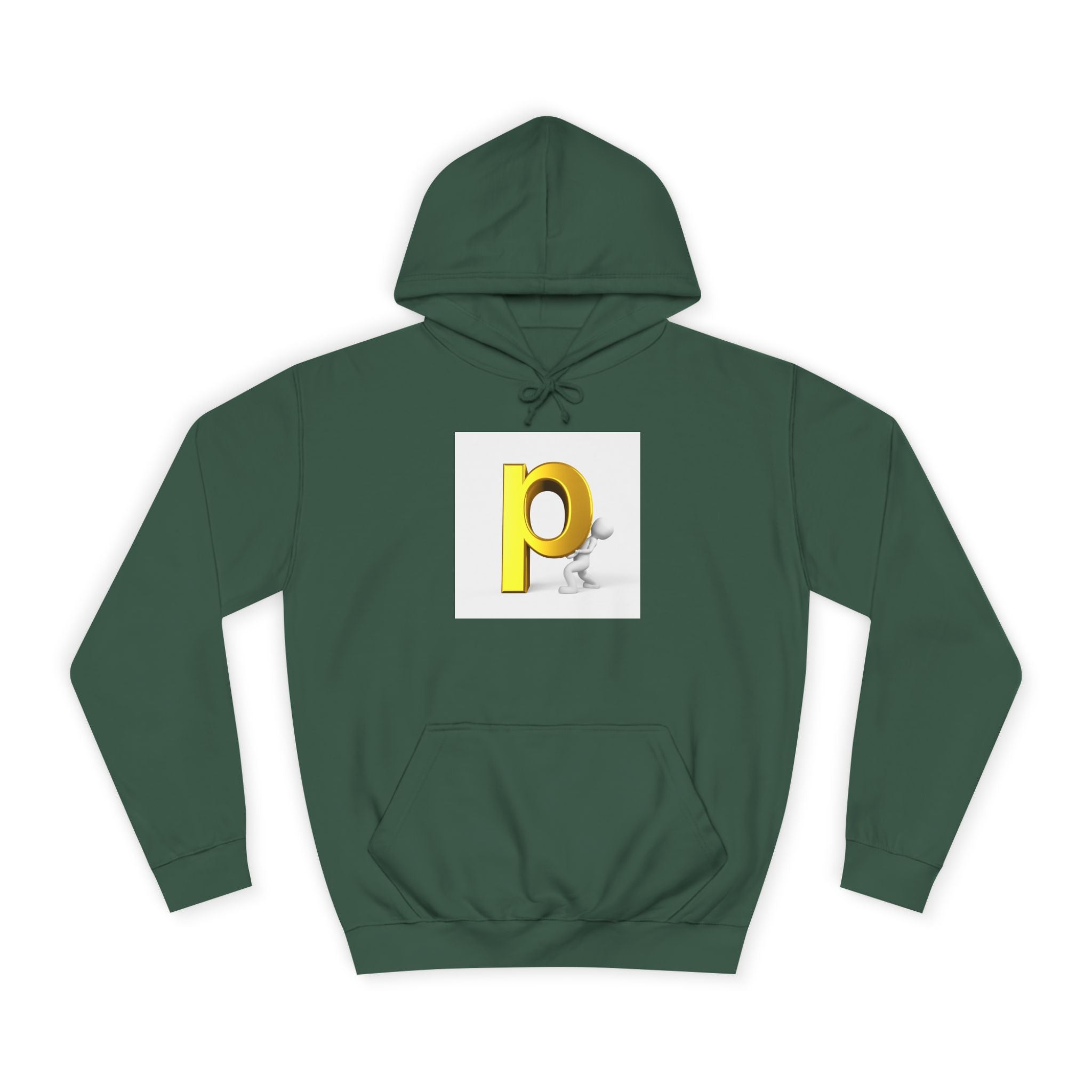Sweat à capuche lettre P 3D | Pull Monogramme initiale P