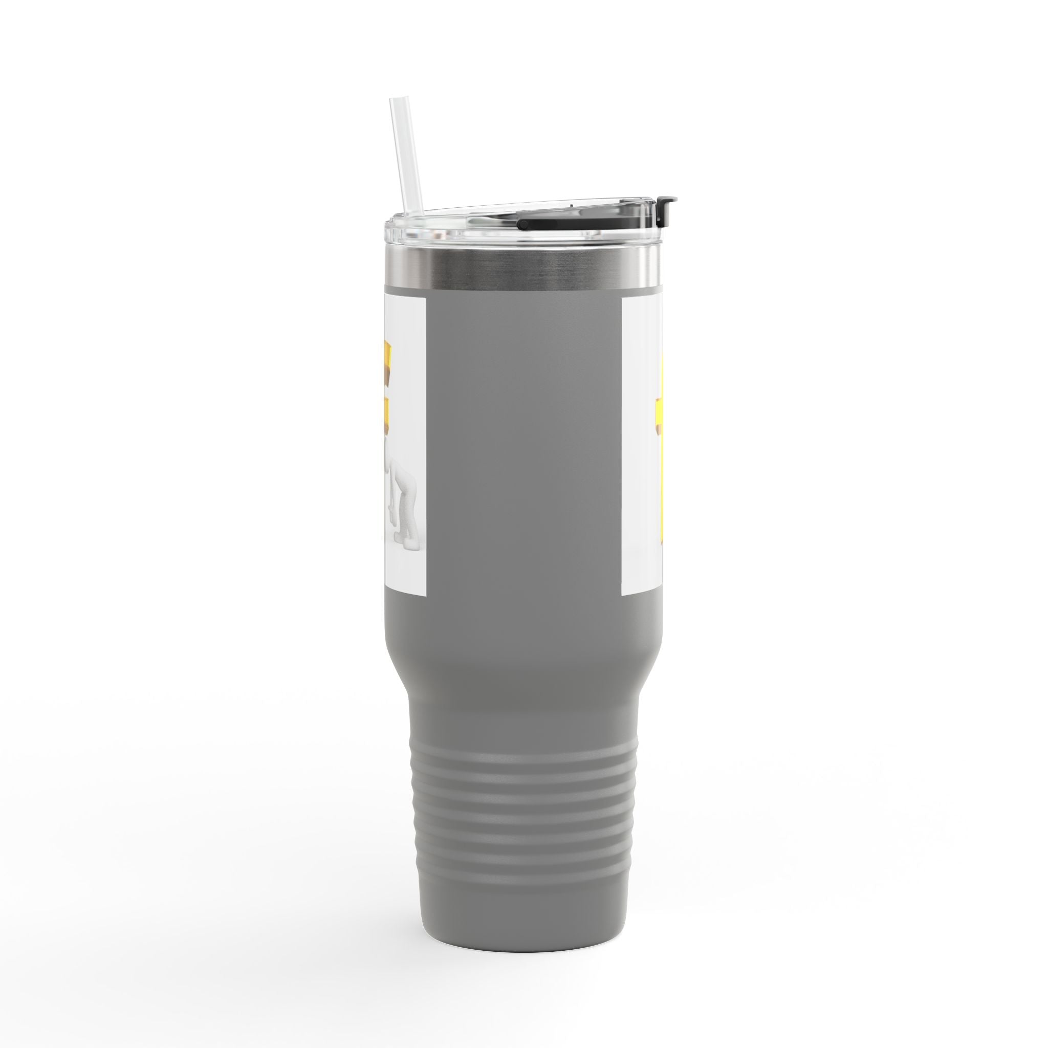 3D Letter F Graphic Travel Mug | 40oz Insulated Tumbler