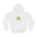 3D Gold Letter H Design Hoodie | Letterman Initial Hoodie