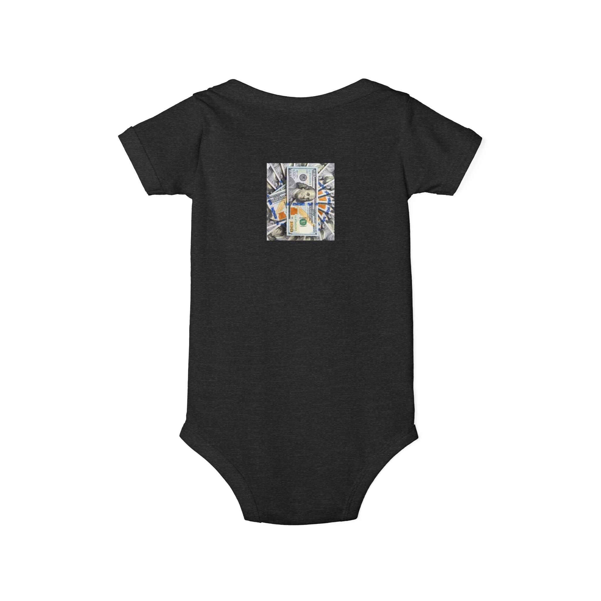 Money Infant Jersey One Piece | Modern Art Baby Bodysuit