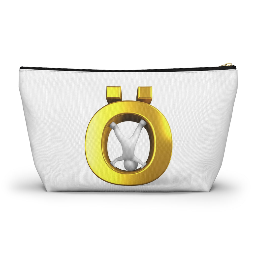 Gold Letter Ö Accessory Pouch