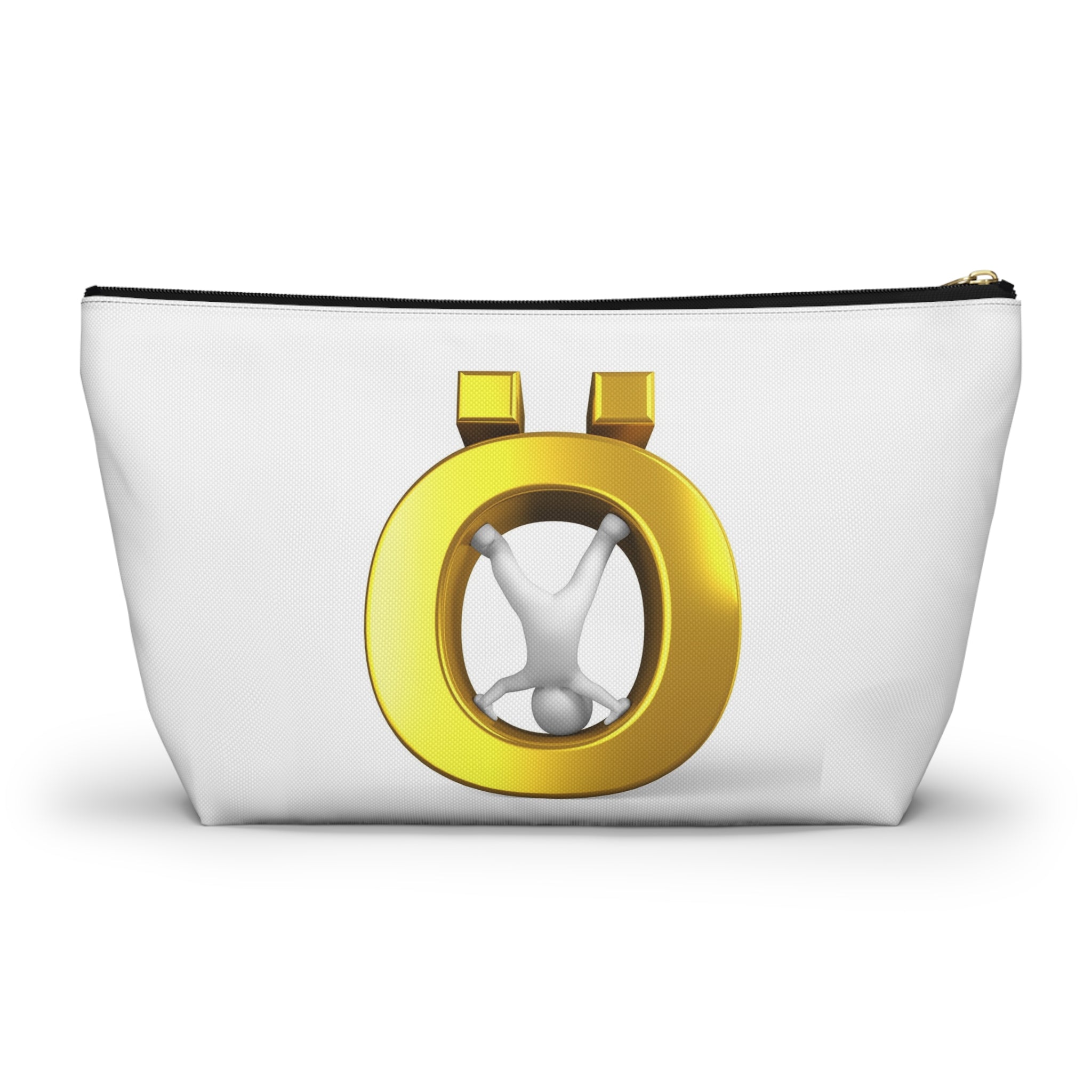 Gold Letter Ö Accessory Pouch