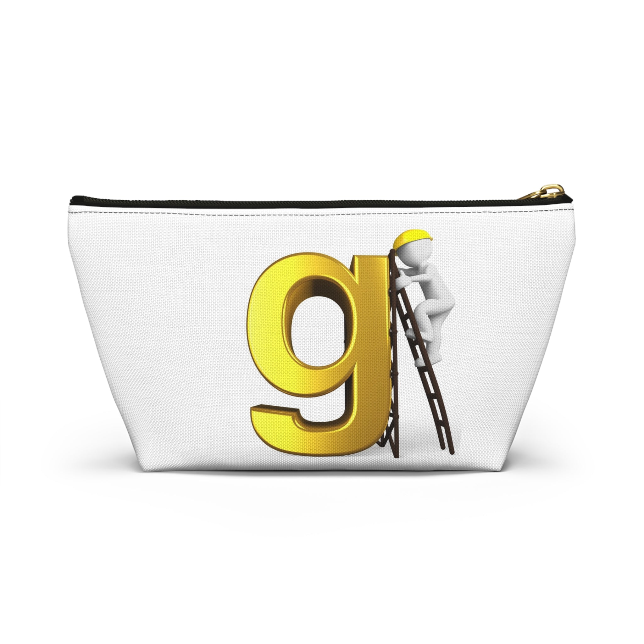 Gold Letter G with Worker Ladder Accessory Pouch