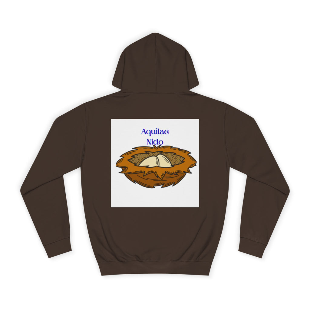 Aquilae Nido Nest Illustration Hoodie | College Crest Style