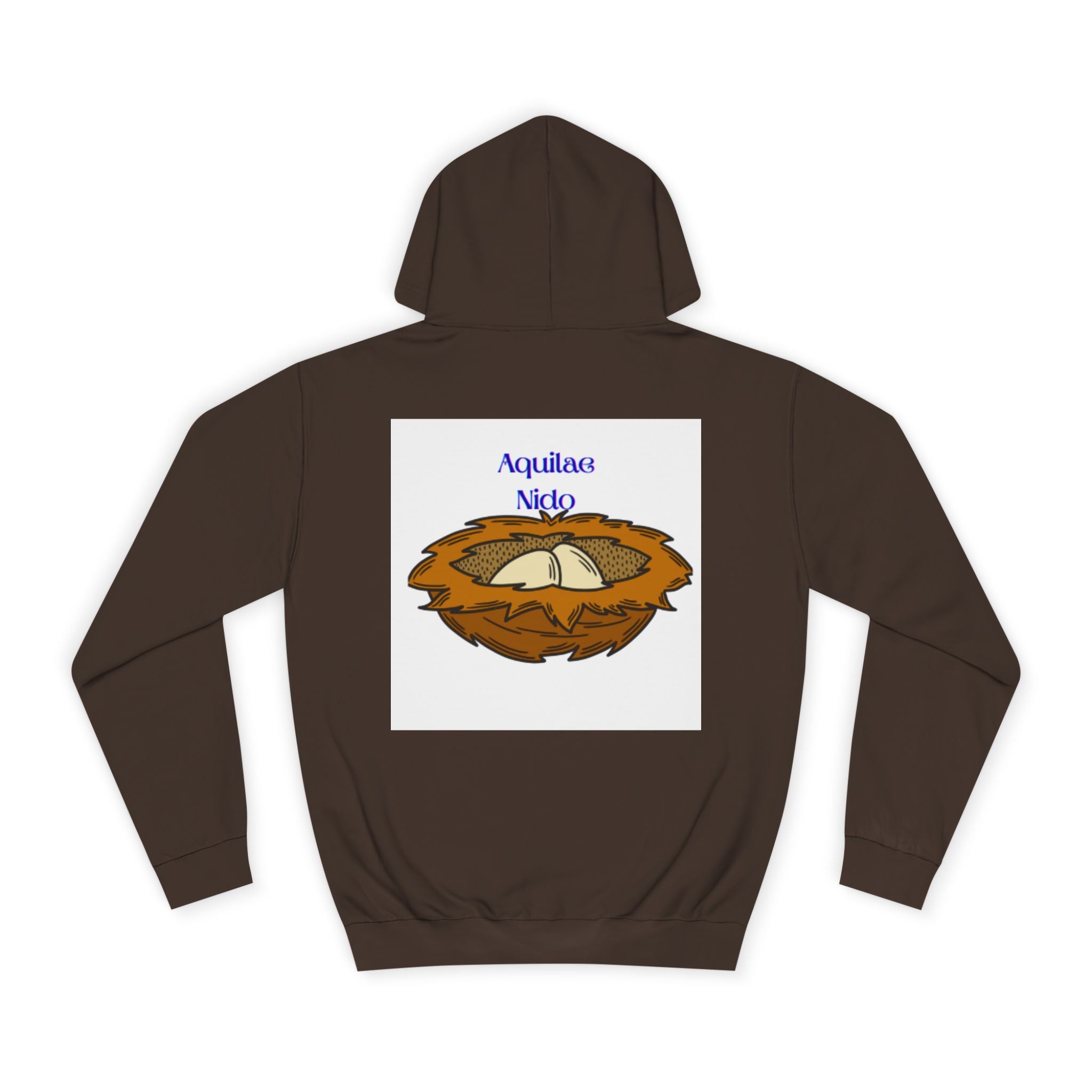 Aquilae Nido Nest Illustration Hoodie | College Crest Style