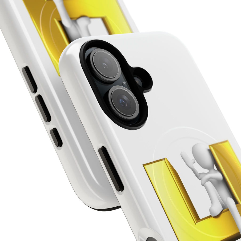 Gold Letter H Climber Phone Case | Tough Magnetic Case