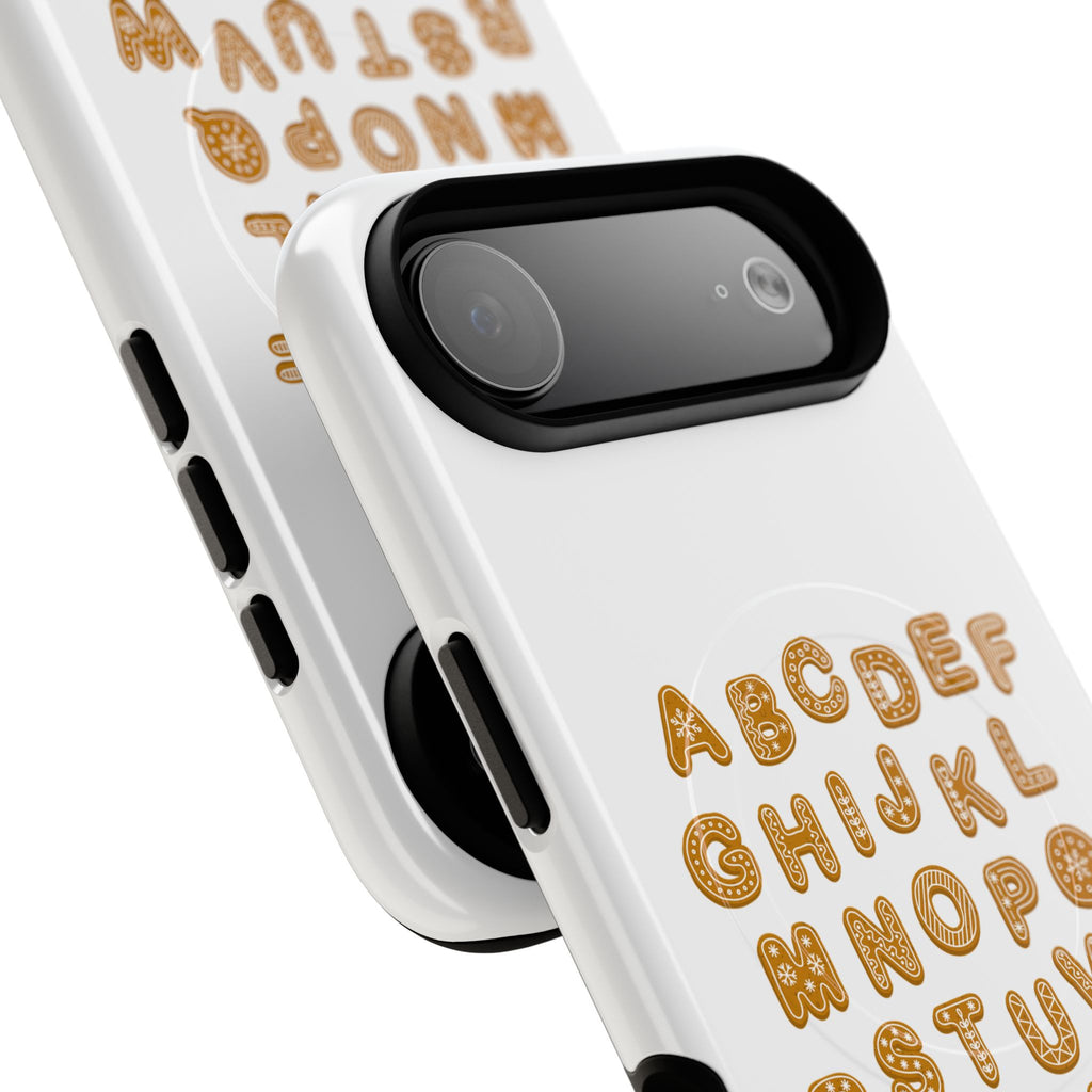 Cookie Alphabet Phone Case | Tough Magnetic Case, Cute Lettering