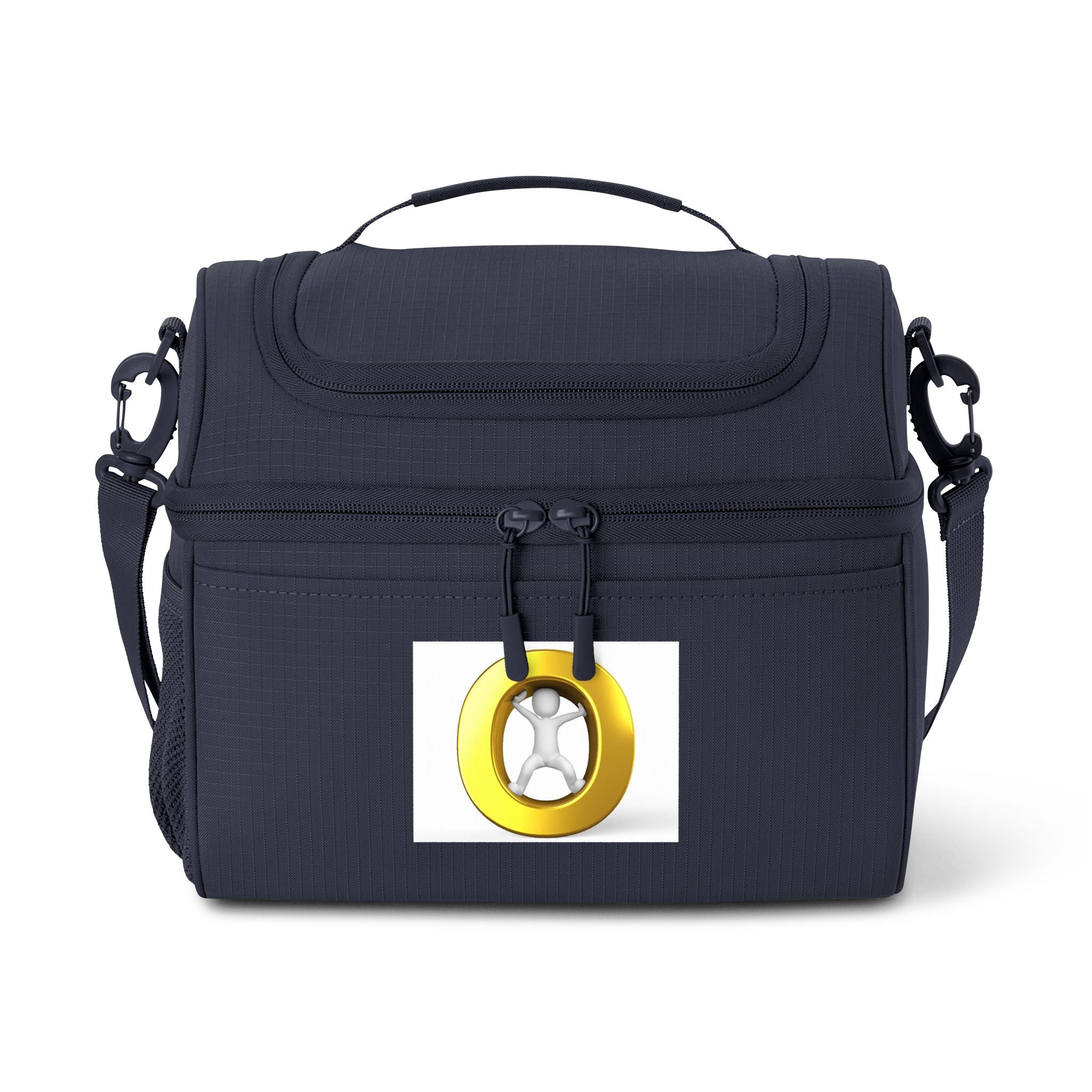 Yellow Leter O Cooler Bag | Insulated Lunch Tote