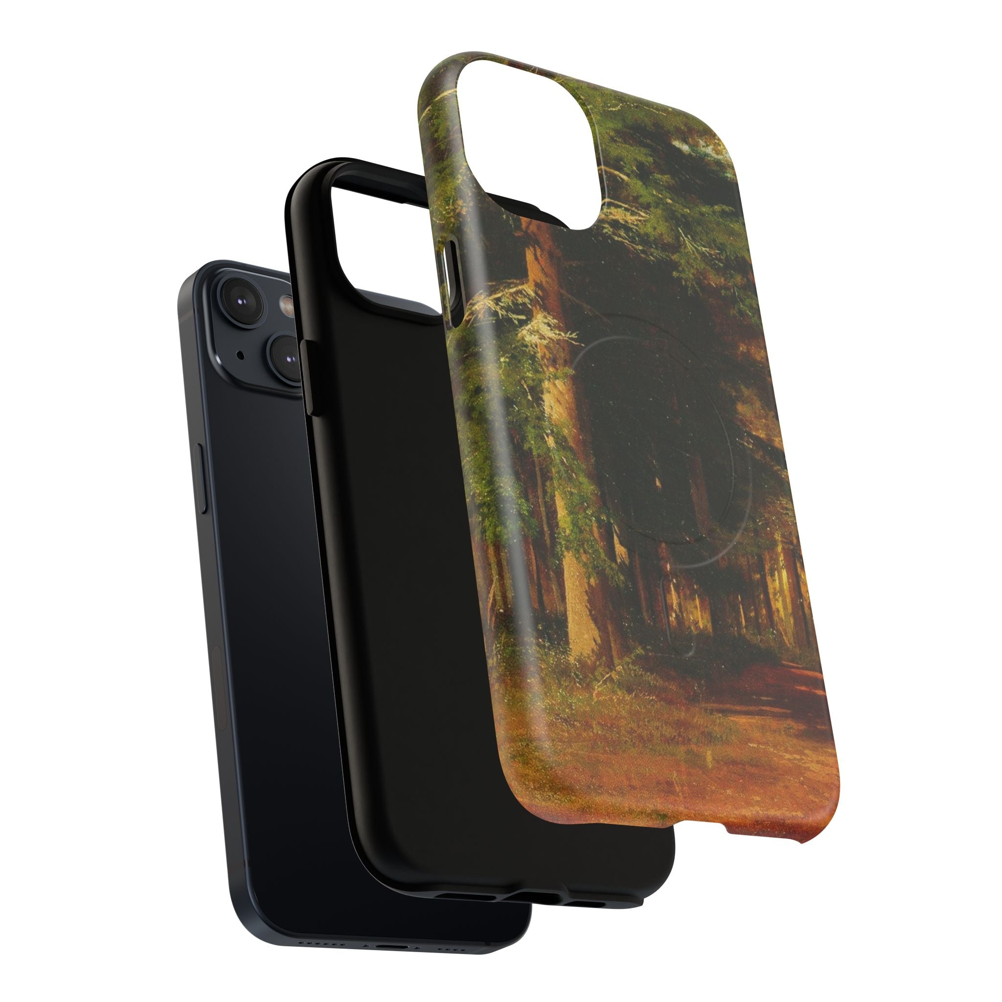 Autumn Forest Path phone case | Magnetic Tough Case, fall landscape art