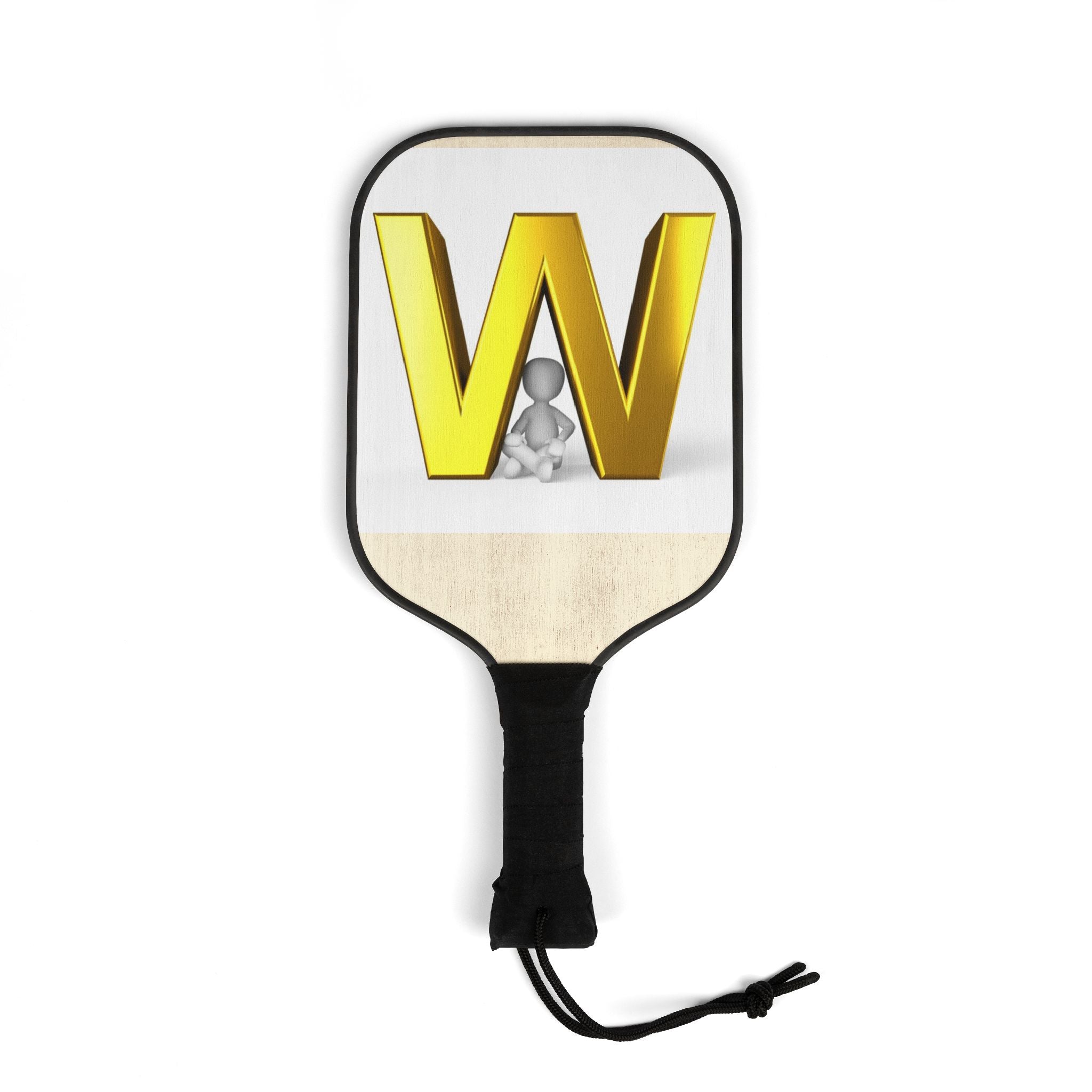 Gold W Letter Pickleball Paddle Kit | Pickleball Kit