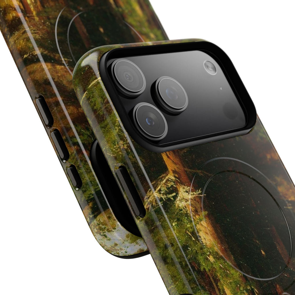 Autumn Forest Path phone case | Magnetic Tough Case, fall landscape art