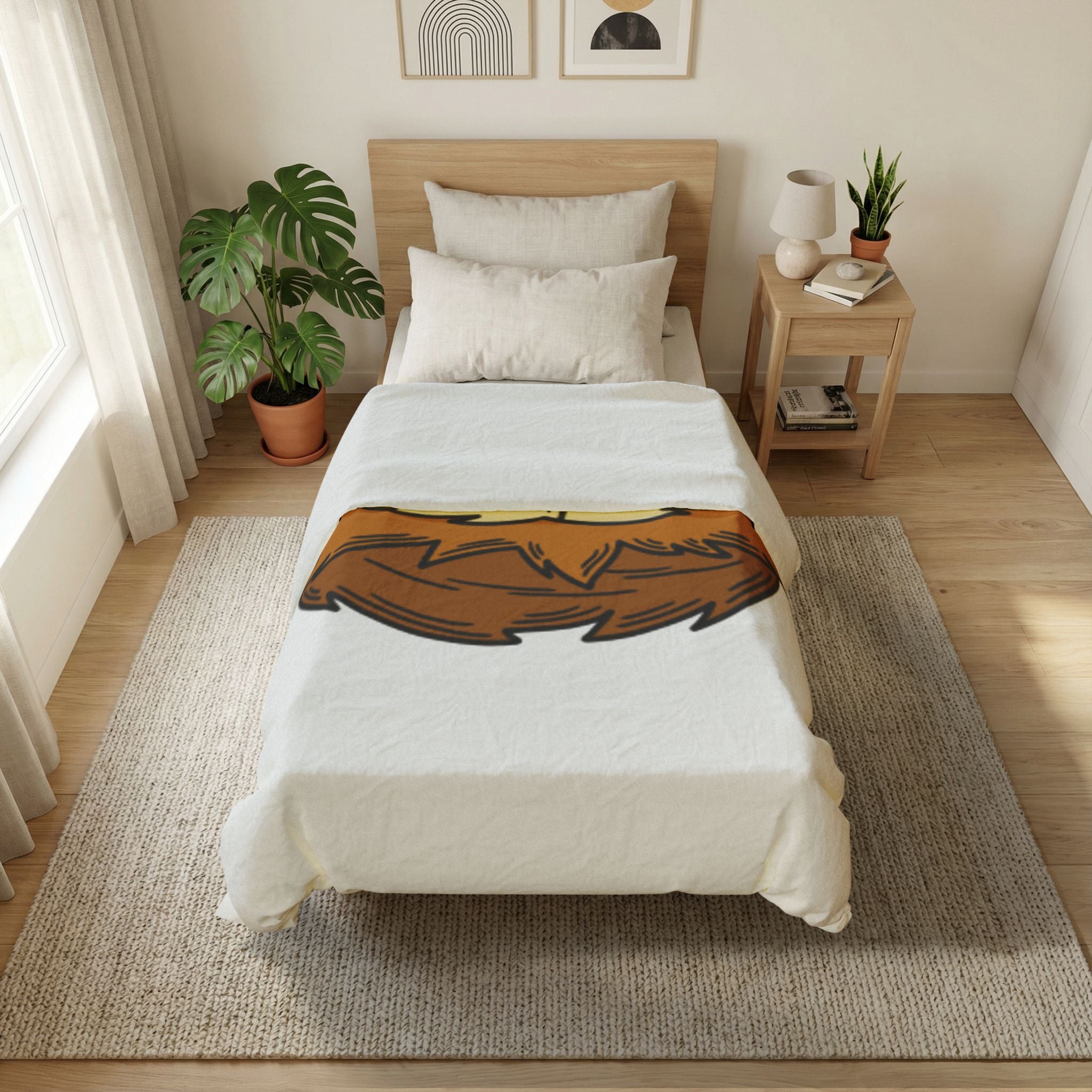 Aquilae Nido Nest Illustration Cotton Duvet Cover | Bird Nest Bedding