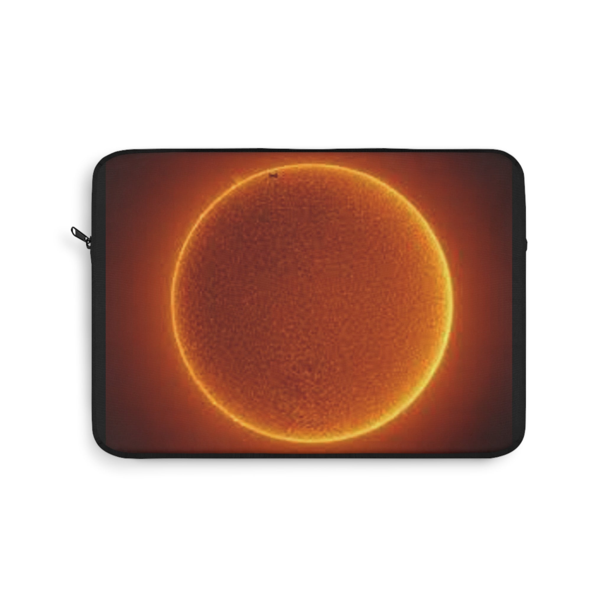Solar Disc Laptop Sleeve | Sun Photography, Cosmic Orange Glow