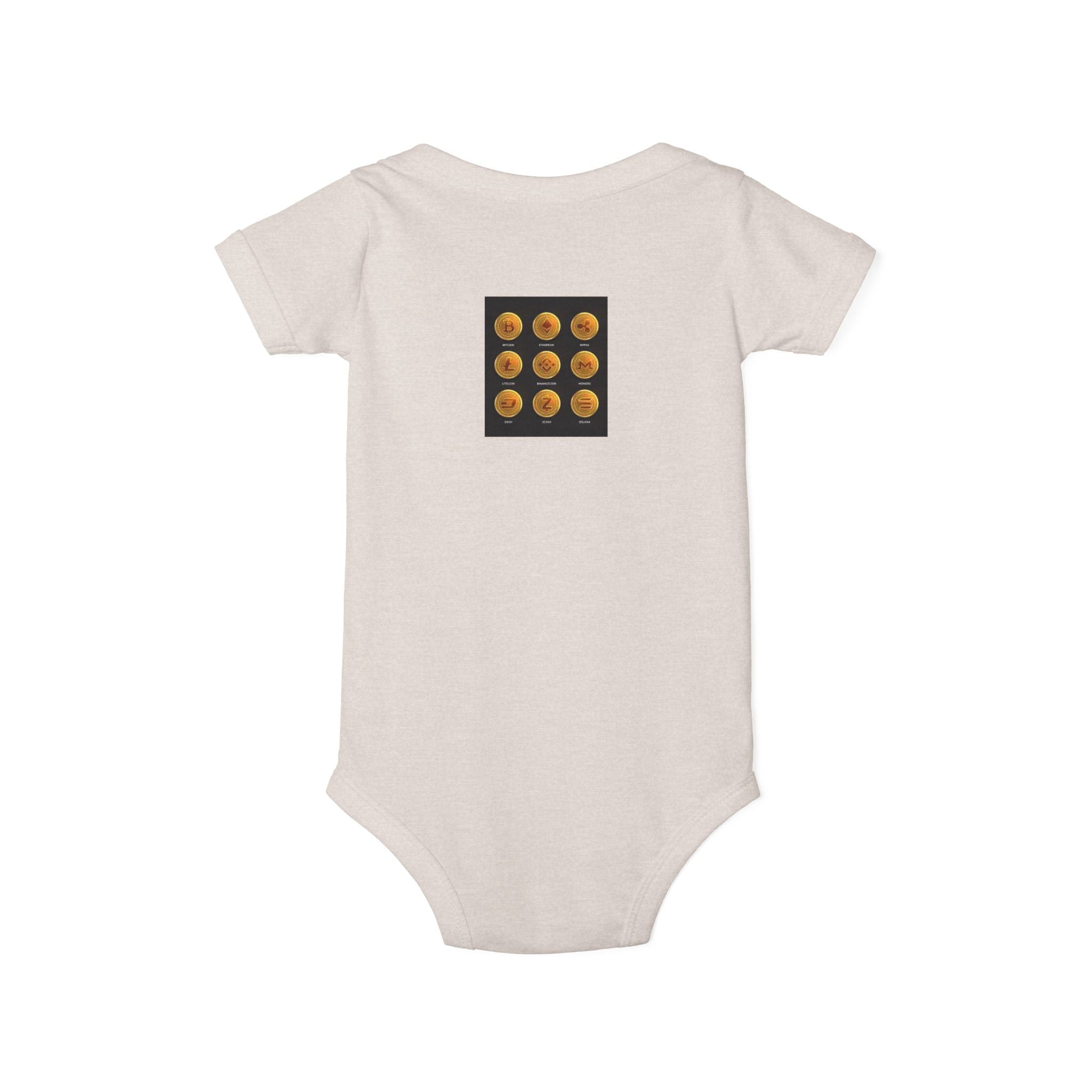 Cryptocurrency Coins Infant One Piece | Fall Baby Bodysuit