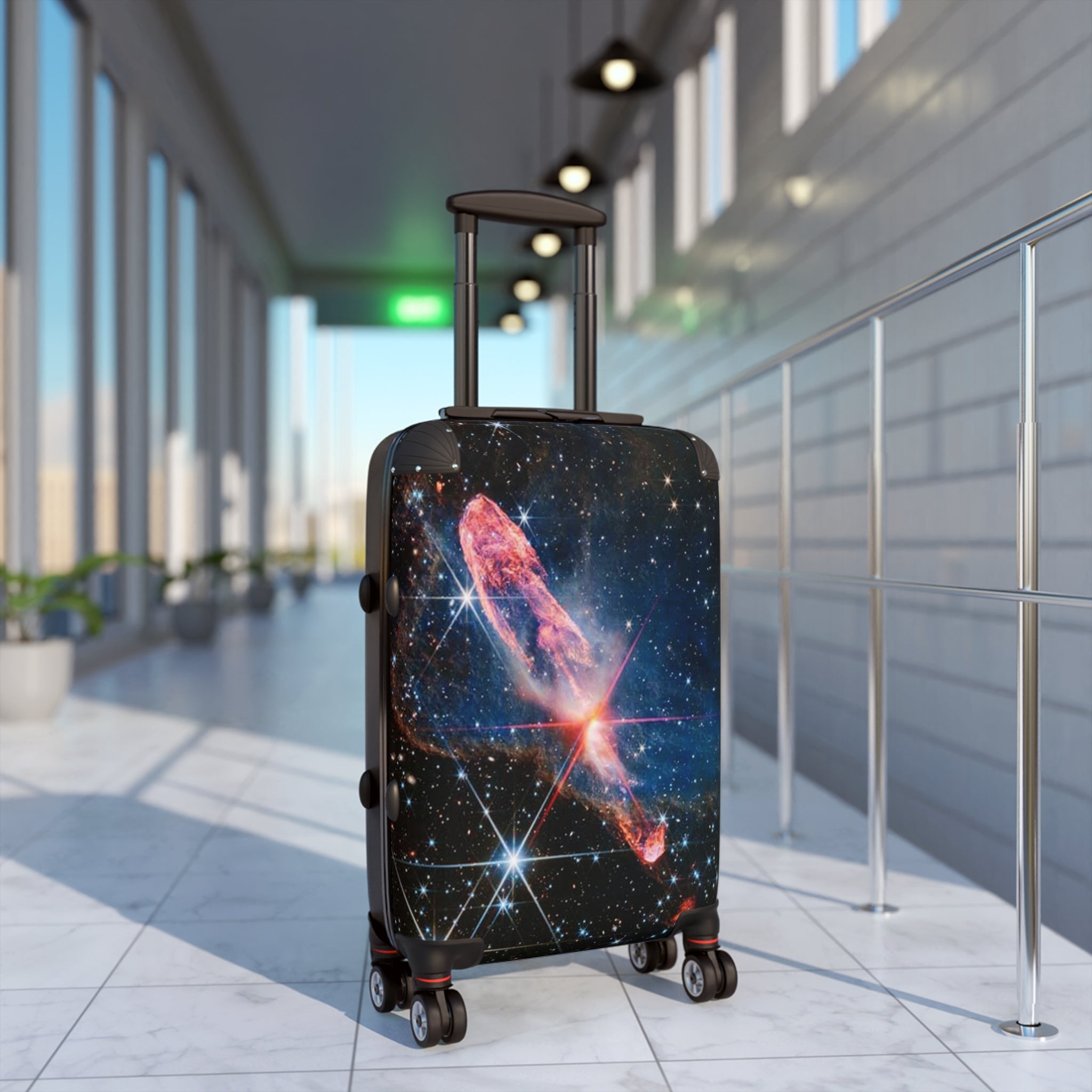 Cosmic Nebula Suitcase | Galaxy Travel Luggage