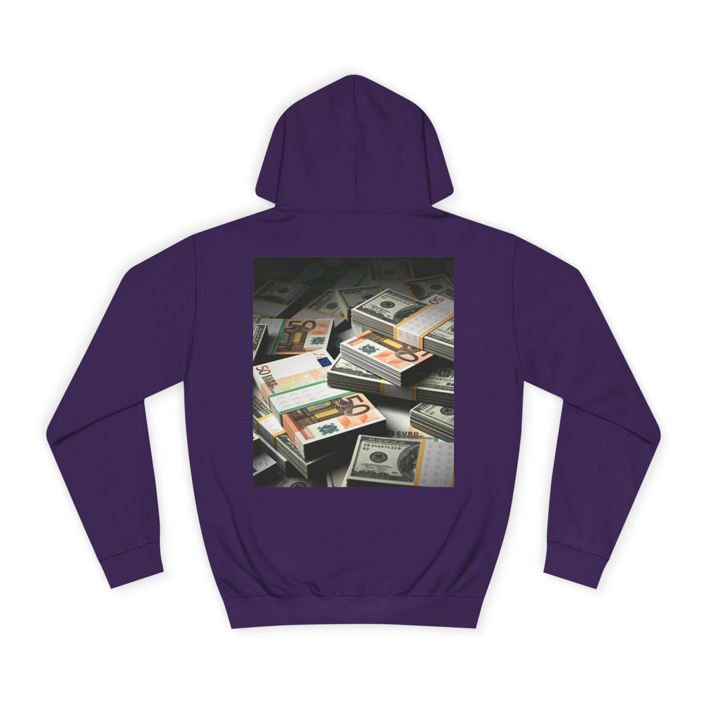 Stacked Cash Money Hoodie | Vintage Banknote Print, Stacks of Dollars