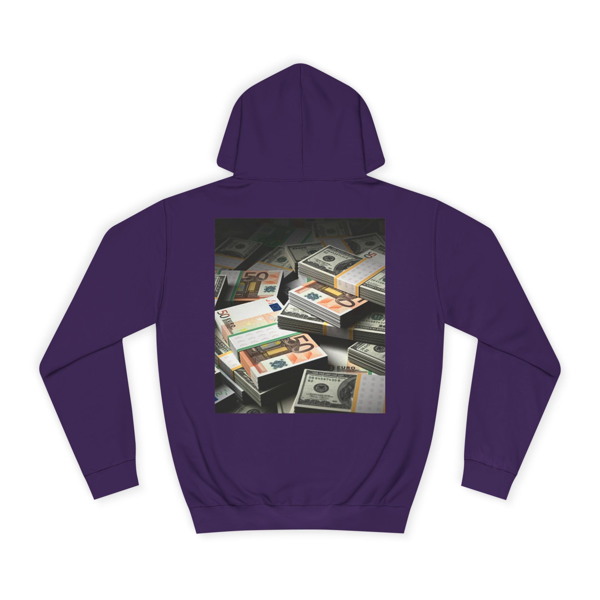 Stacked Cash Money Hoodie | Vintage Banknote Print, Stacks of Dollars
