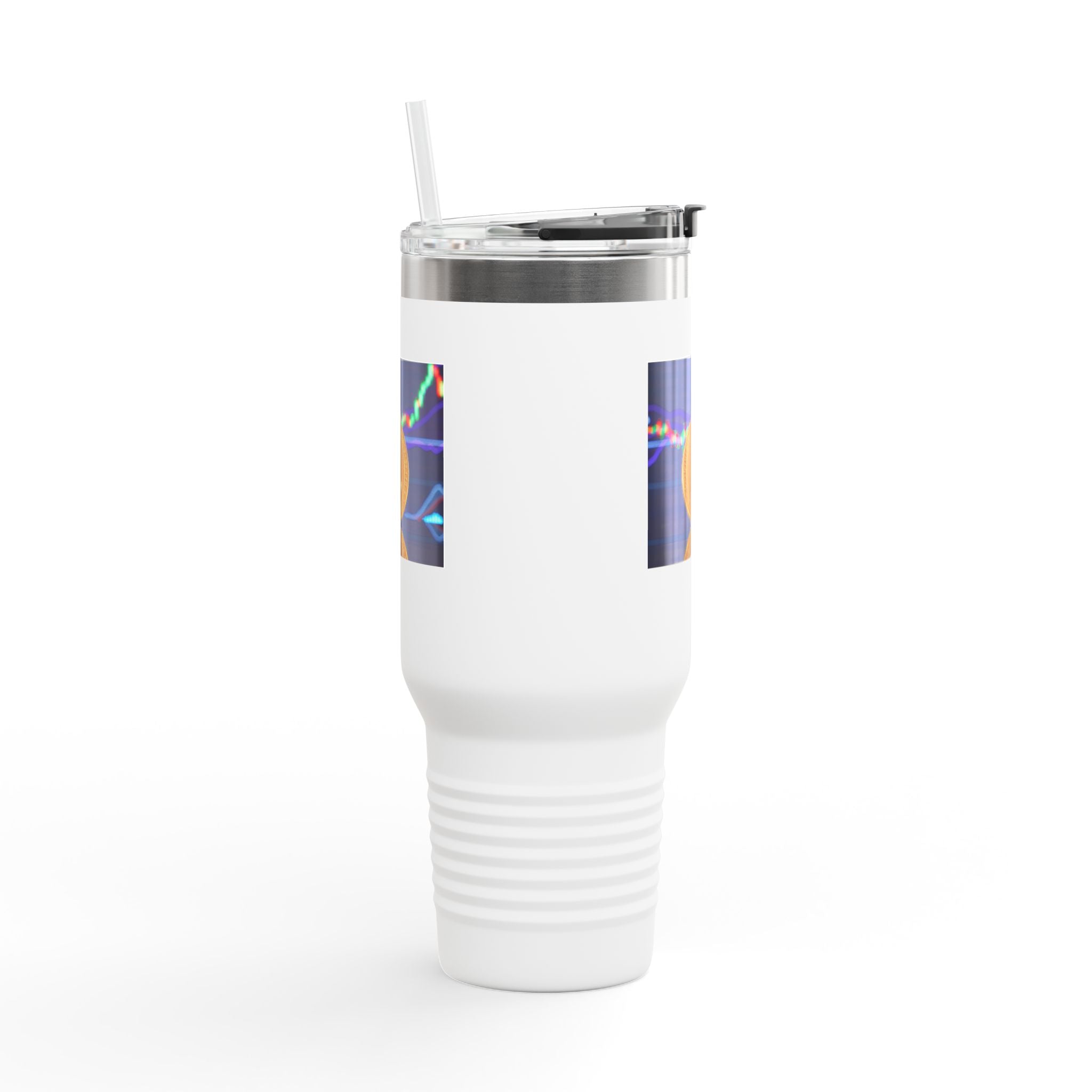 Gobelet de voyage isotherme 40oz | Crypto Monnaie Litecoin avec Graphique de Prix