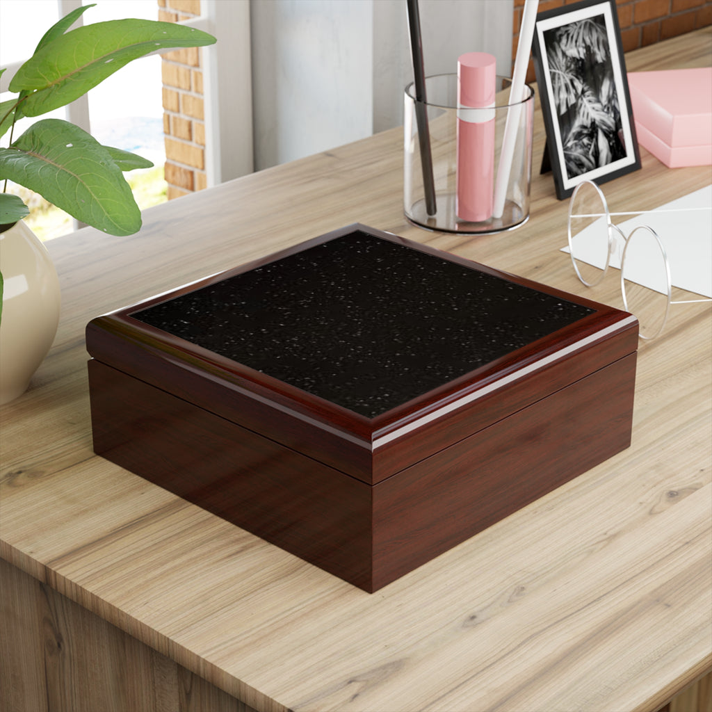 Night Sky Jewelry Box | Glossy Lacquered Keepsake Box