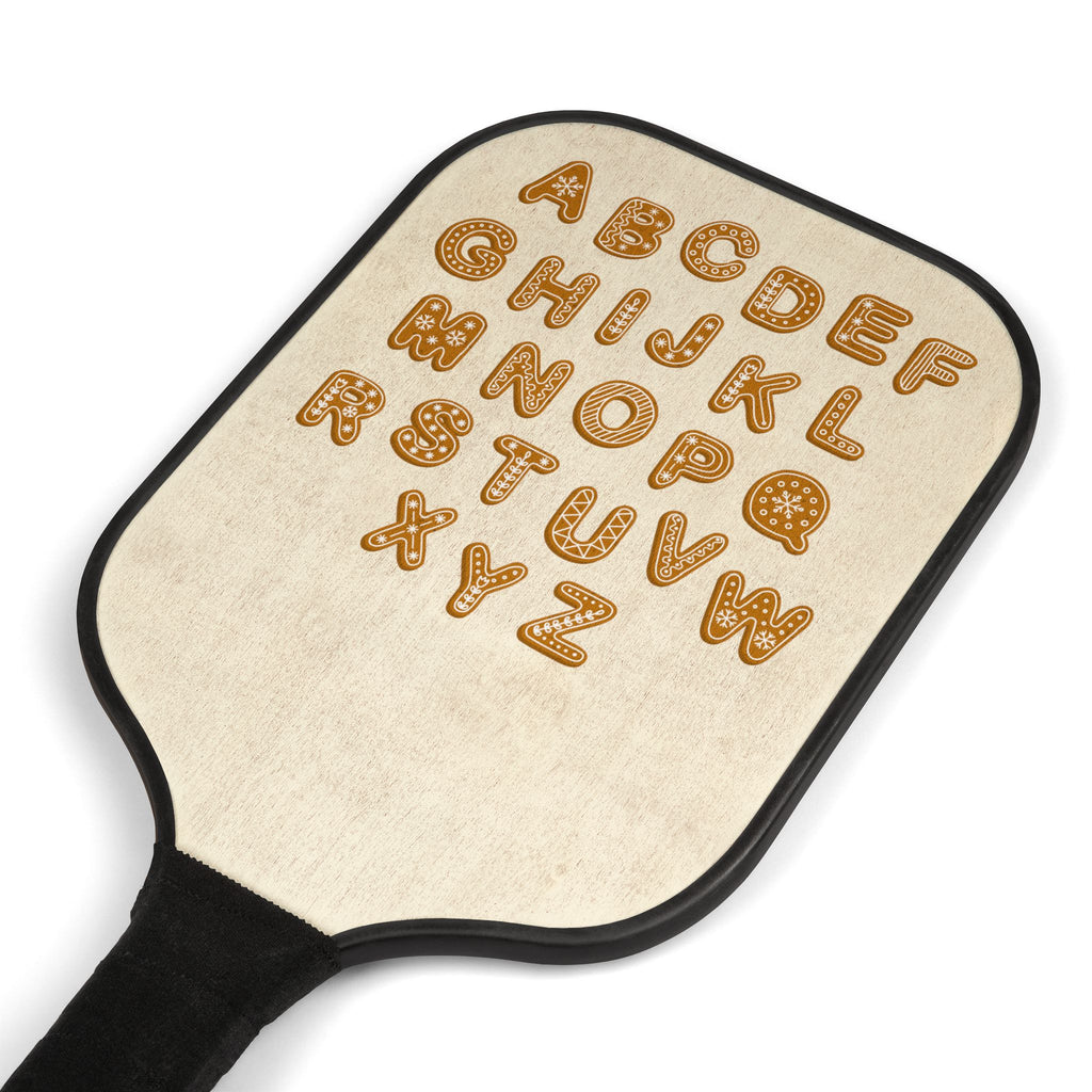 Alphabet Cookie Pickleball Paddle, Pickleball Paddle
