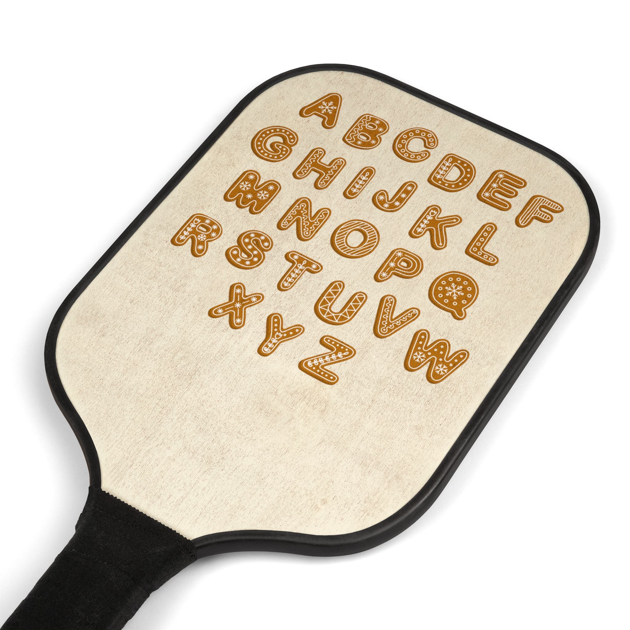 Alphabet Cookie Pickleball Paddle, Pickleball Paddle