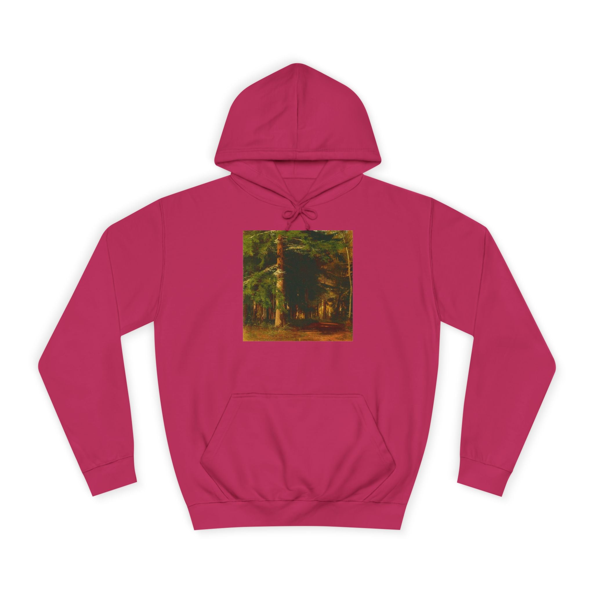 Sweat à capuche motif Forêt | Sweat-shirt vintage Arbres des bois