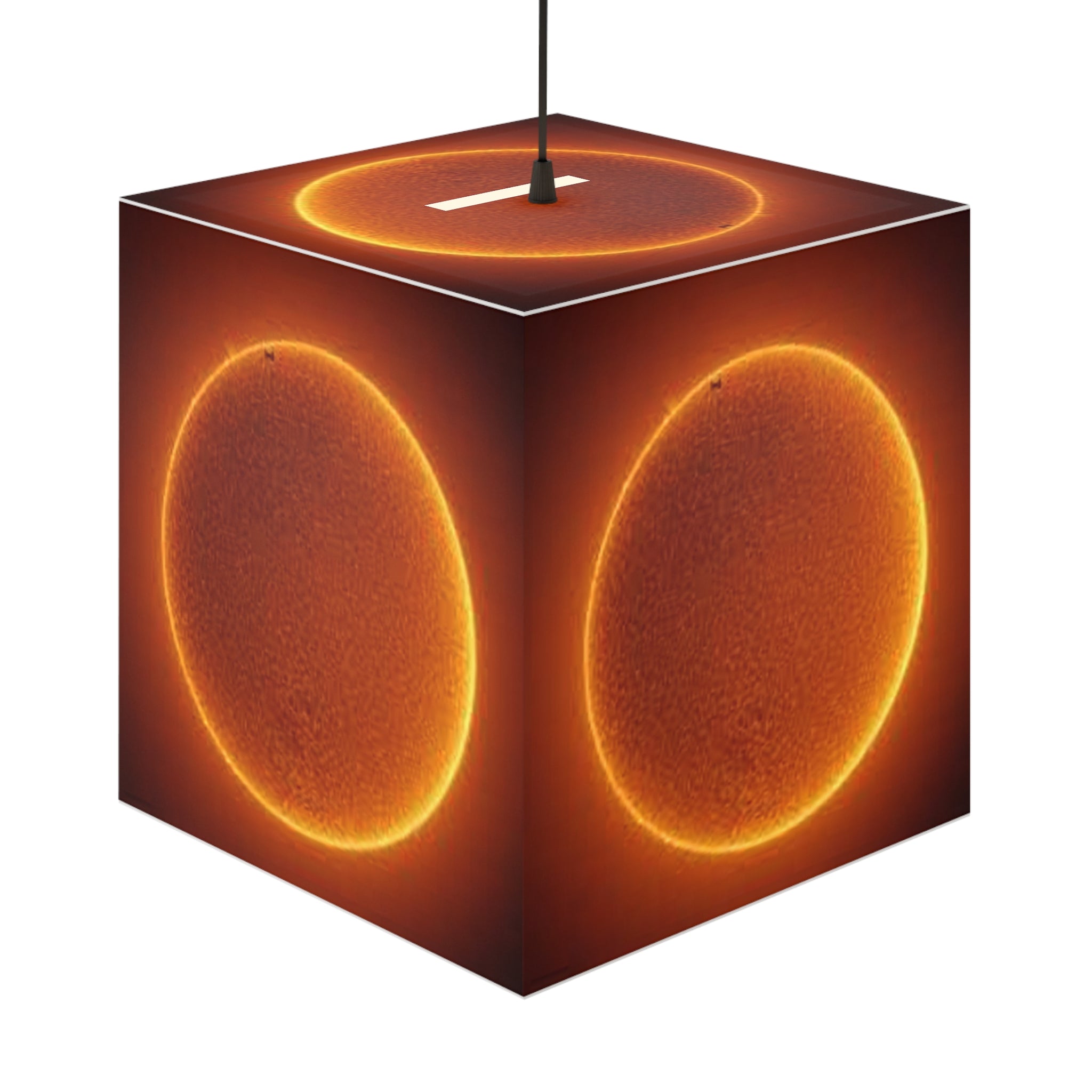 Solar Ring Sun Image Light Cube Lamp | Space Nebula Home Decor