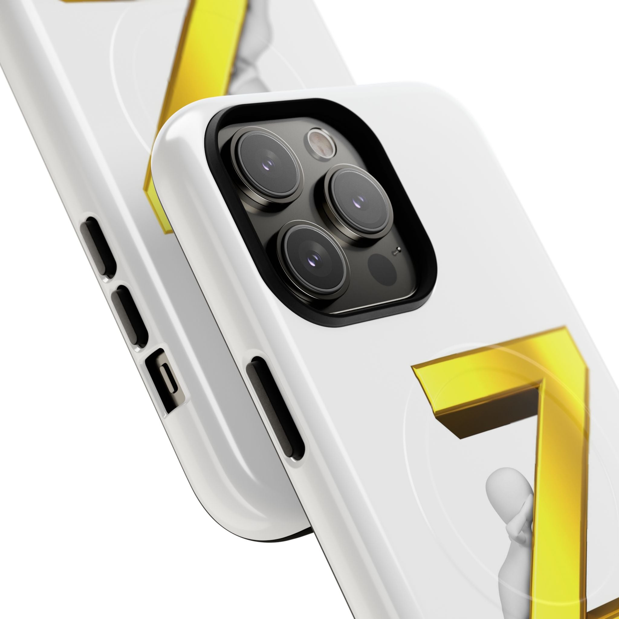 Gold 3D Letter Z Phone Case | Tough Magnetic Case