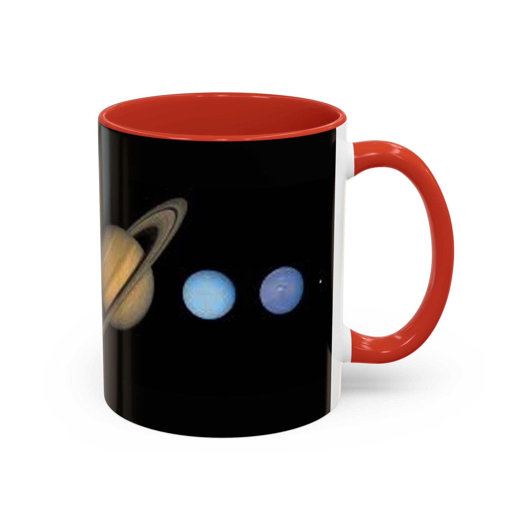 Planeten-Sonnensystem-Tasse | Akzent-Kaffeetasse mit Saturn und Jupiter